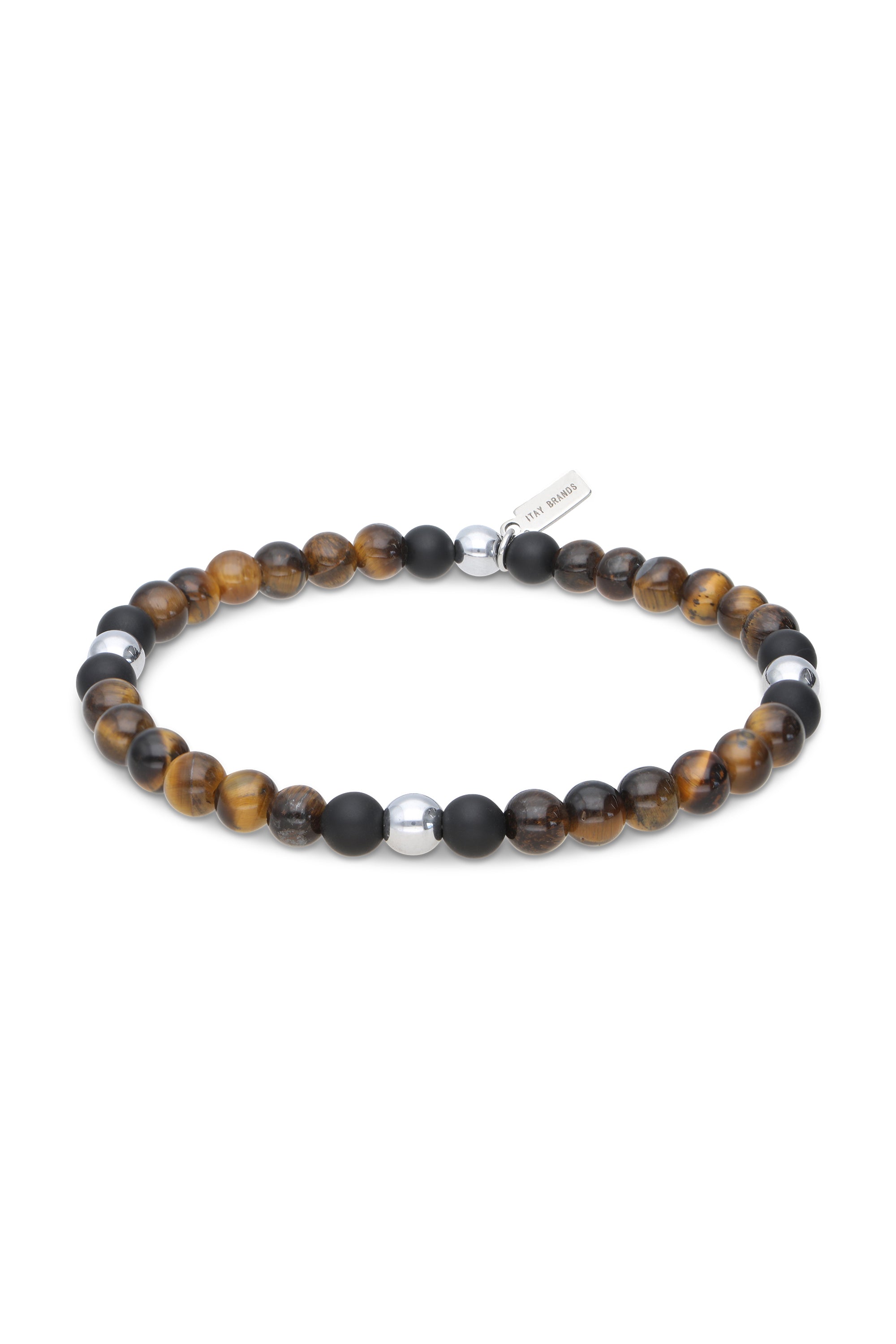 צמיד אבני חן טבעיות בגווני חום - ITAY BRANDS