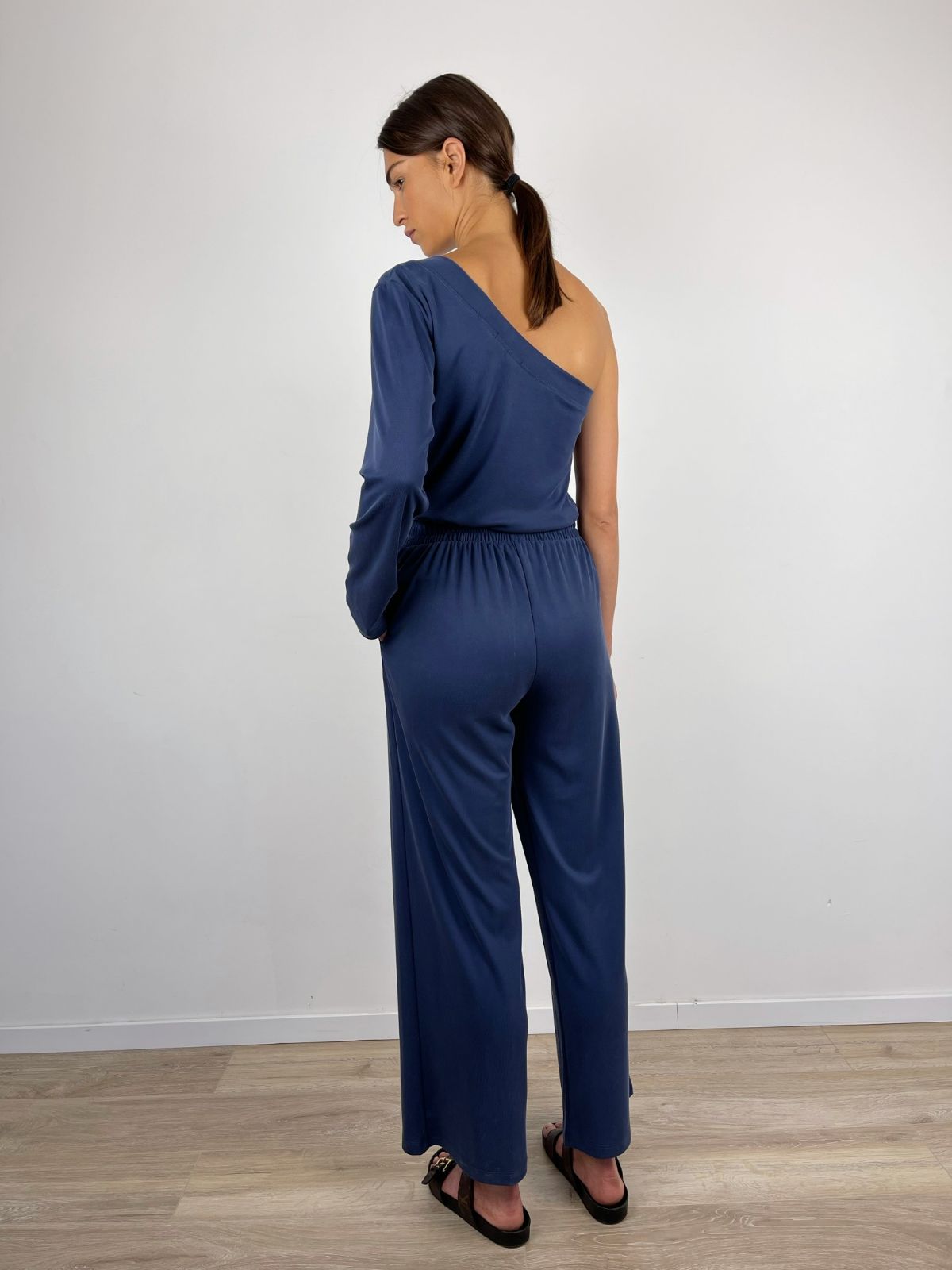 מכנסיים מתרחבים מבד נשפך - ITAY BRANDS