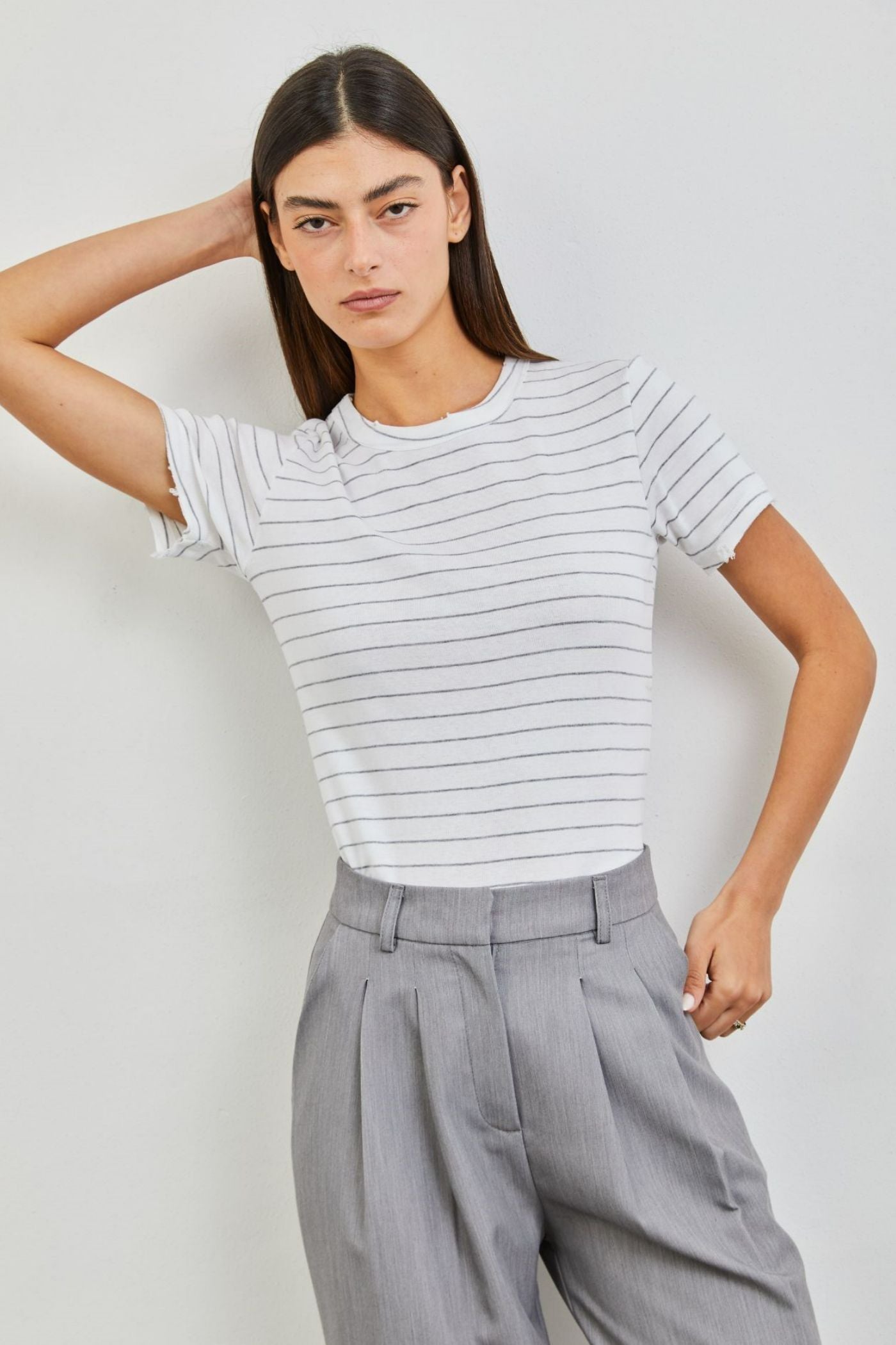 טי-שרט פסים בסיומת פרומה - ITAY BRANDS