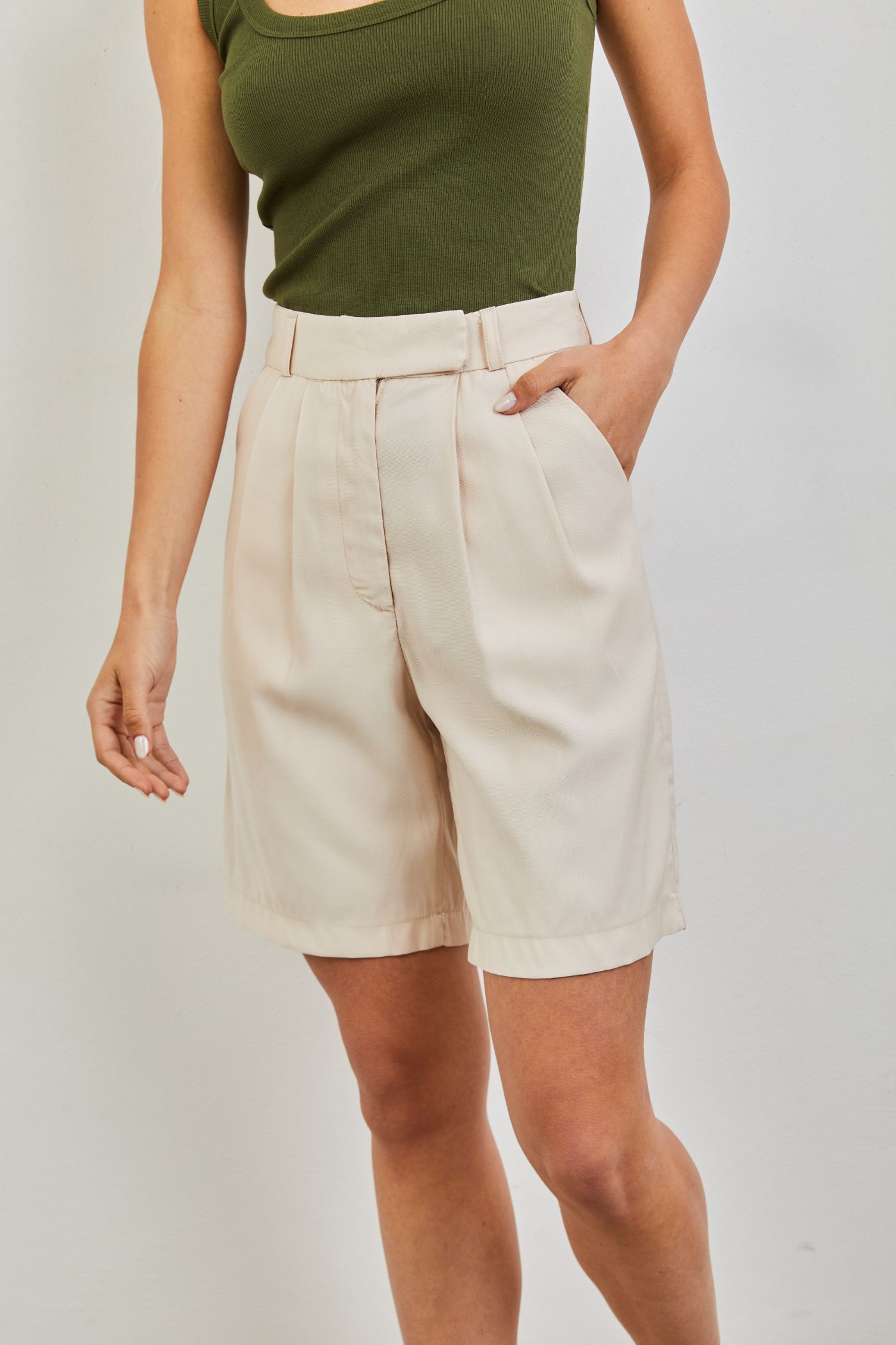 מכנסי ברמודה מחויטים - ITAY BRANDS