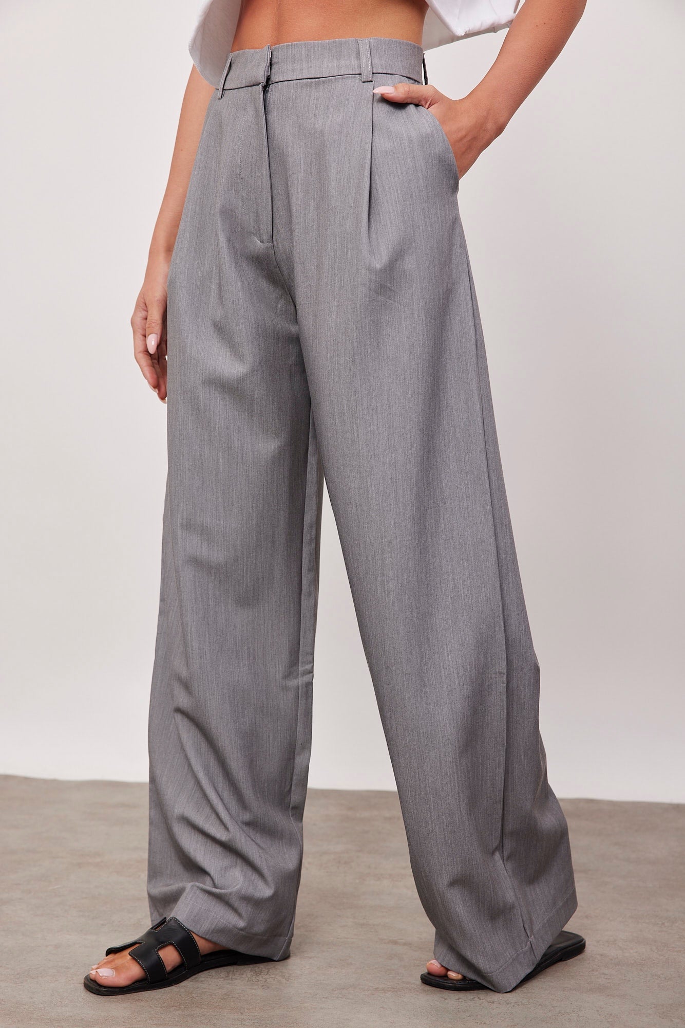 מכנסיים מחויטים מתרחבים - ITAY BRANDS