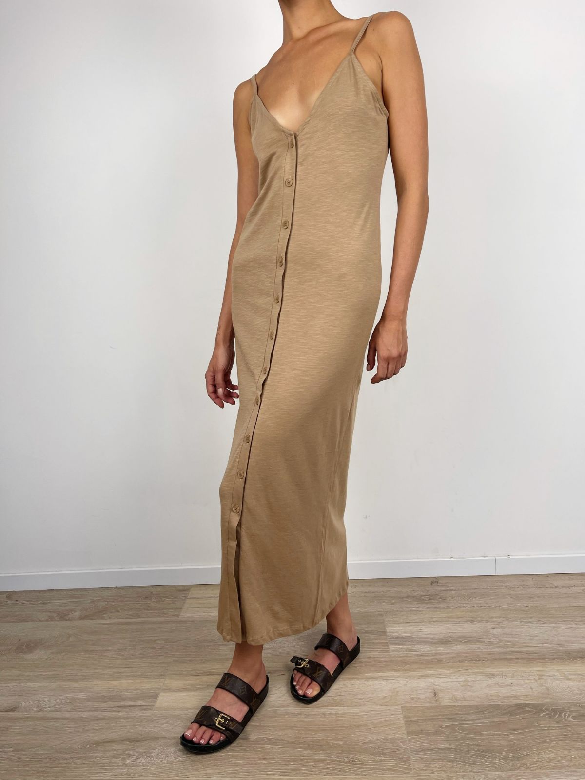 שמלת מידי בשילוב כפתורים - ITAY BRANDS