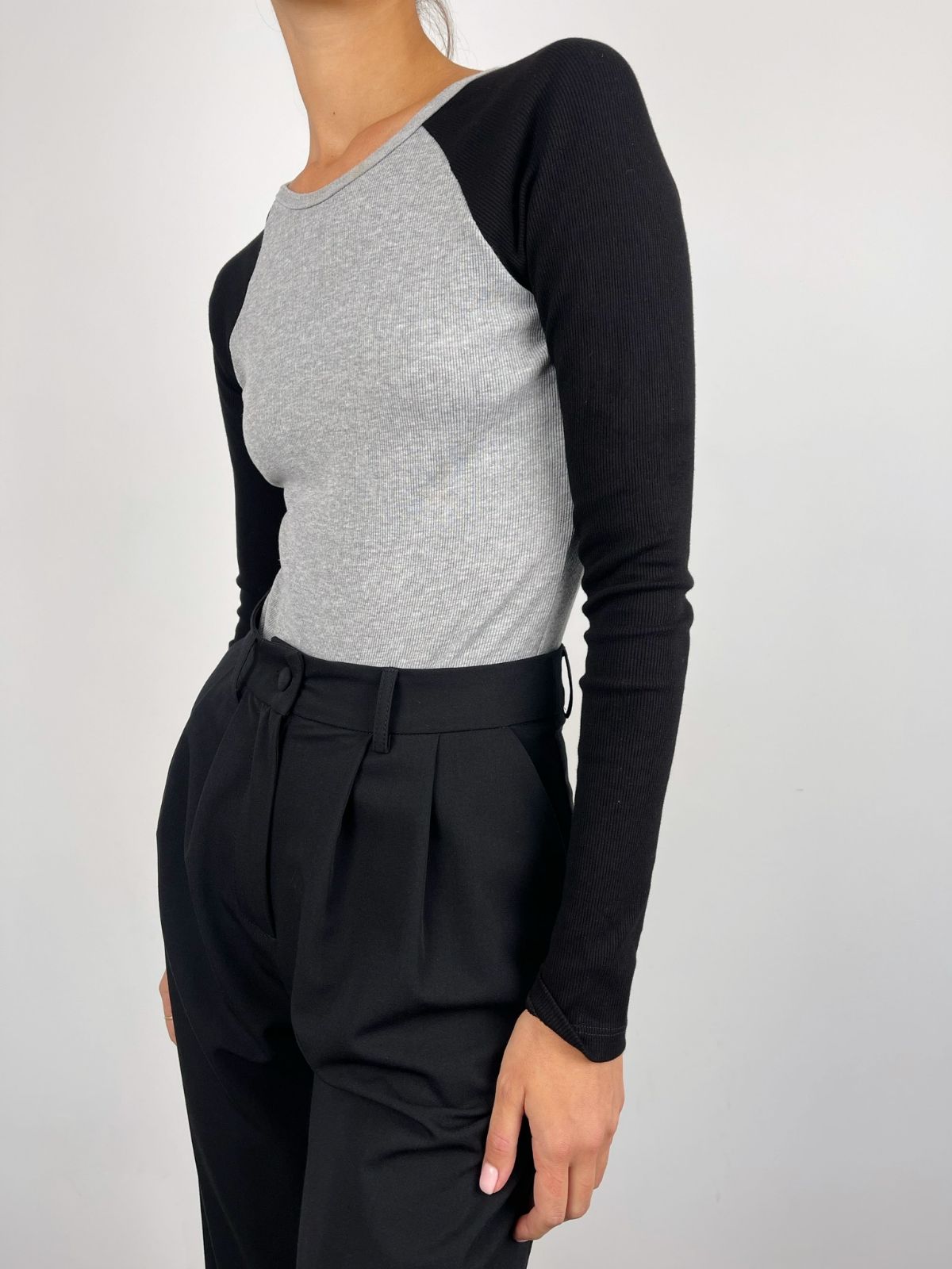 בגד גוף שרוולי קולור בלוק - ITAY BRANDS