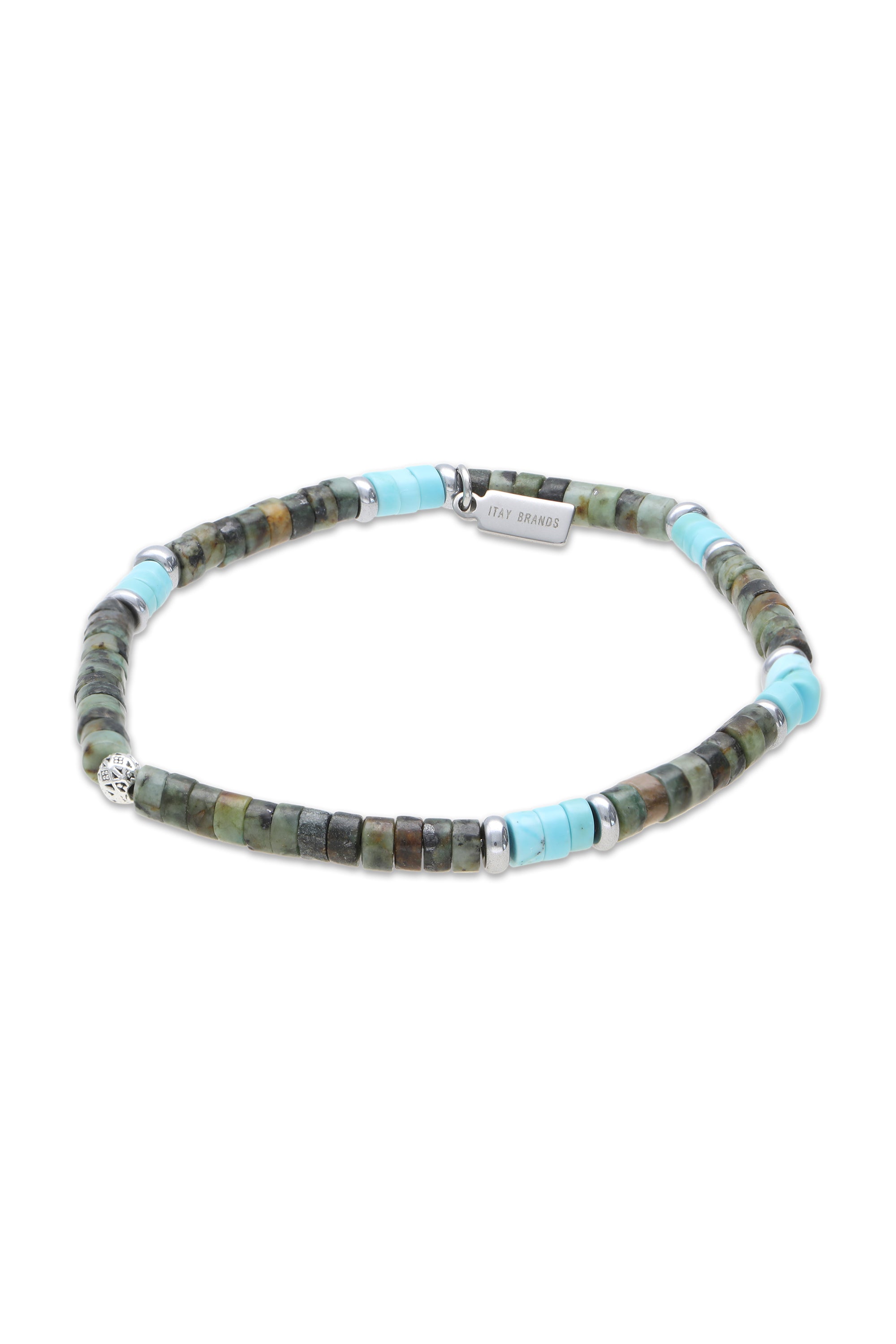 צמיד אבני חן טבעיות בגווני טורקיז - ITAY BRANDS