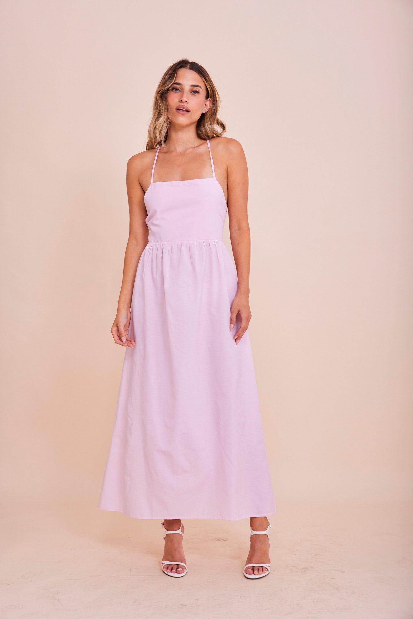 שמלה עם קשירות בגב - ITAY BRANDS