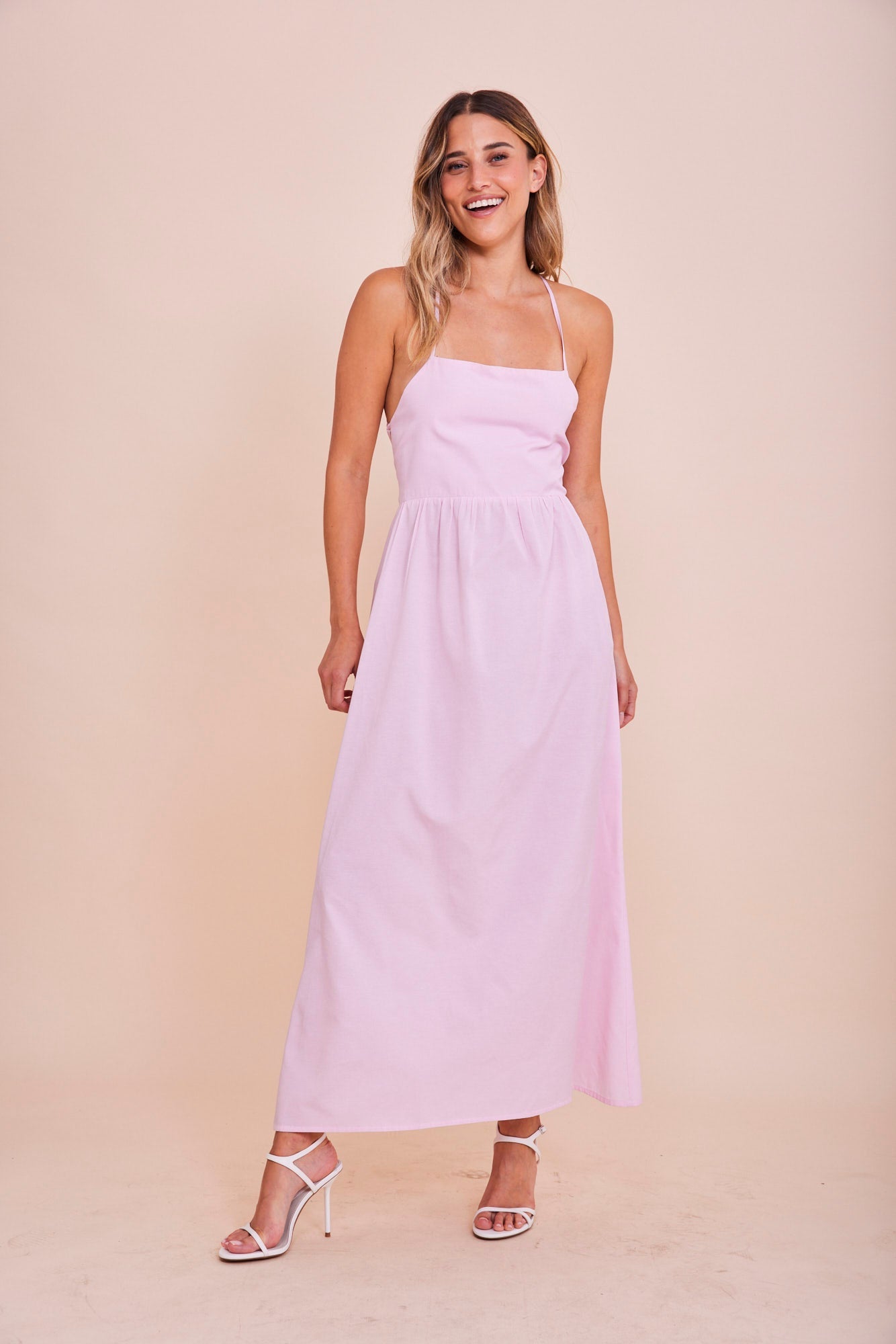 שמלה עם קשירות בגב - ITAY BRANDS