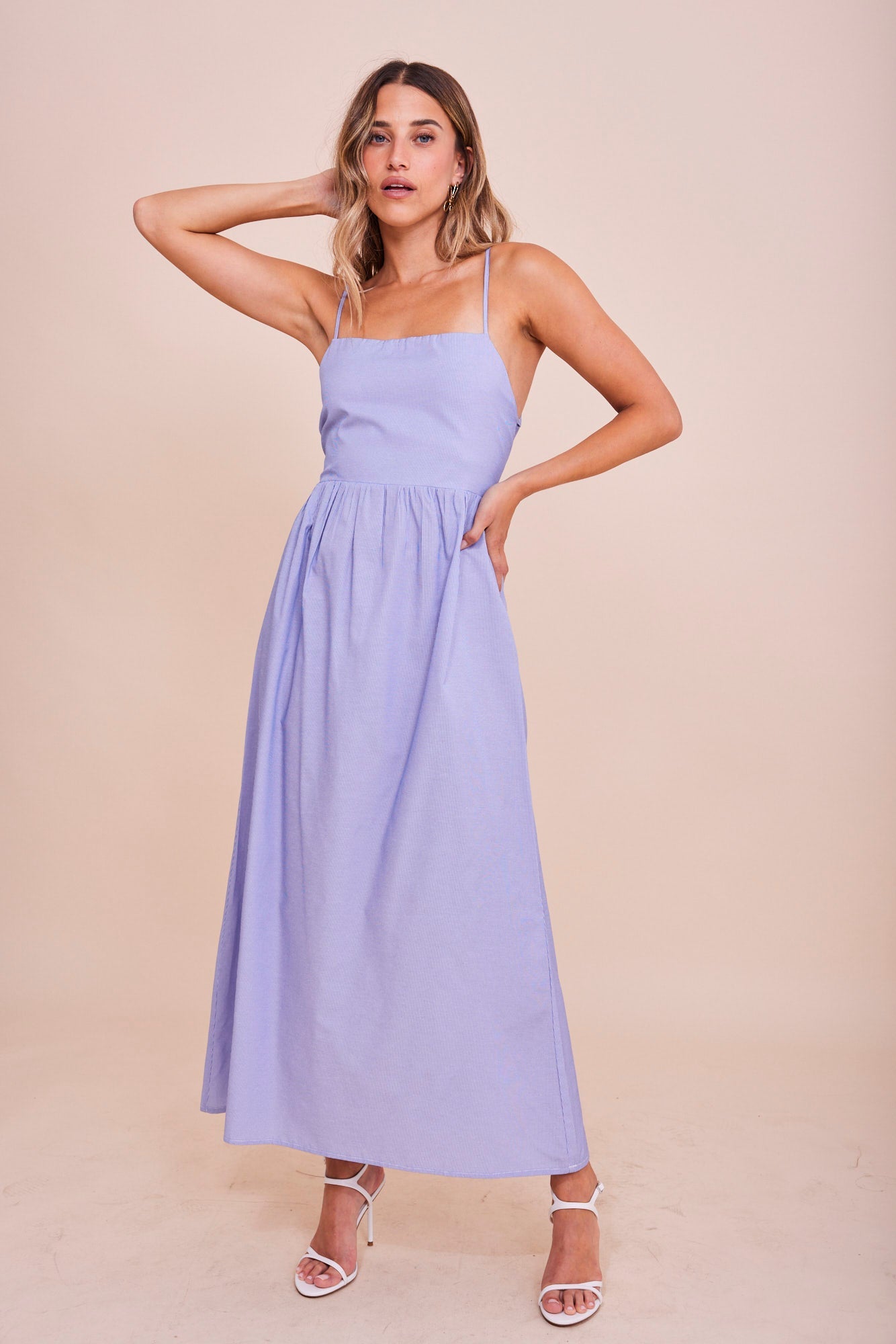 שמלה עם קשירות בגב - ITAY BRANDS