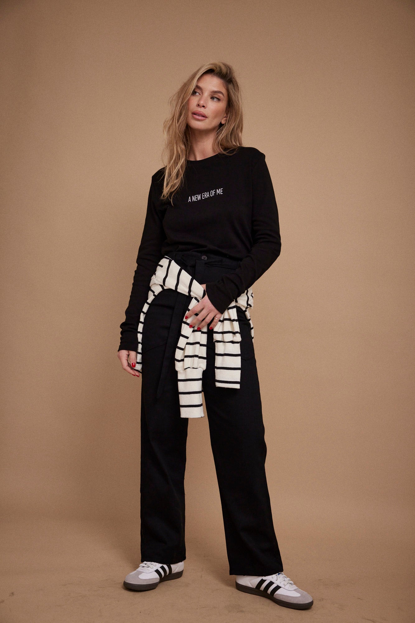 מכנס דריל עם חגורה - ITAY BRANDS