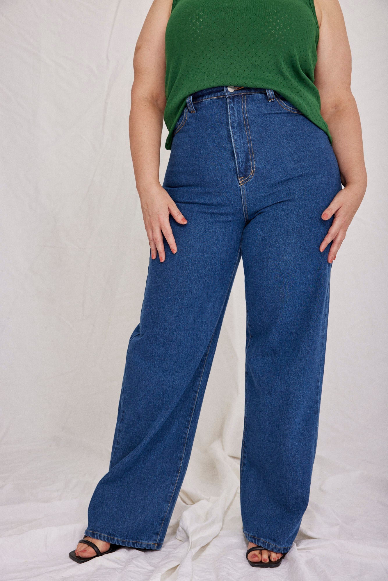 ג׳ינס ארוך בגזרה גבוהה - ITAY BRANDS