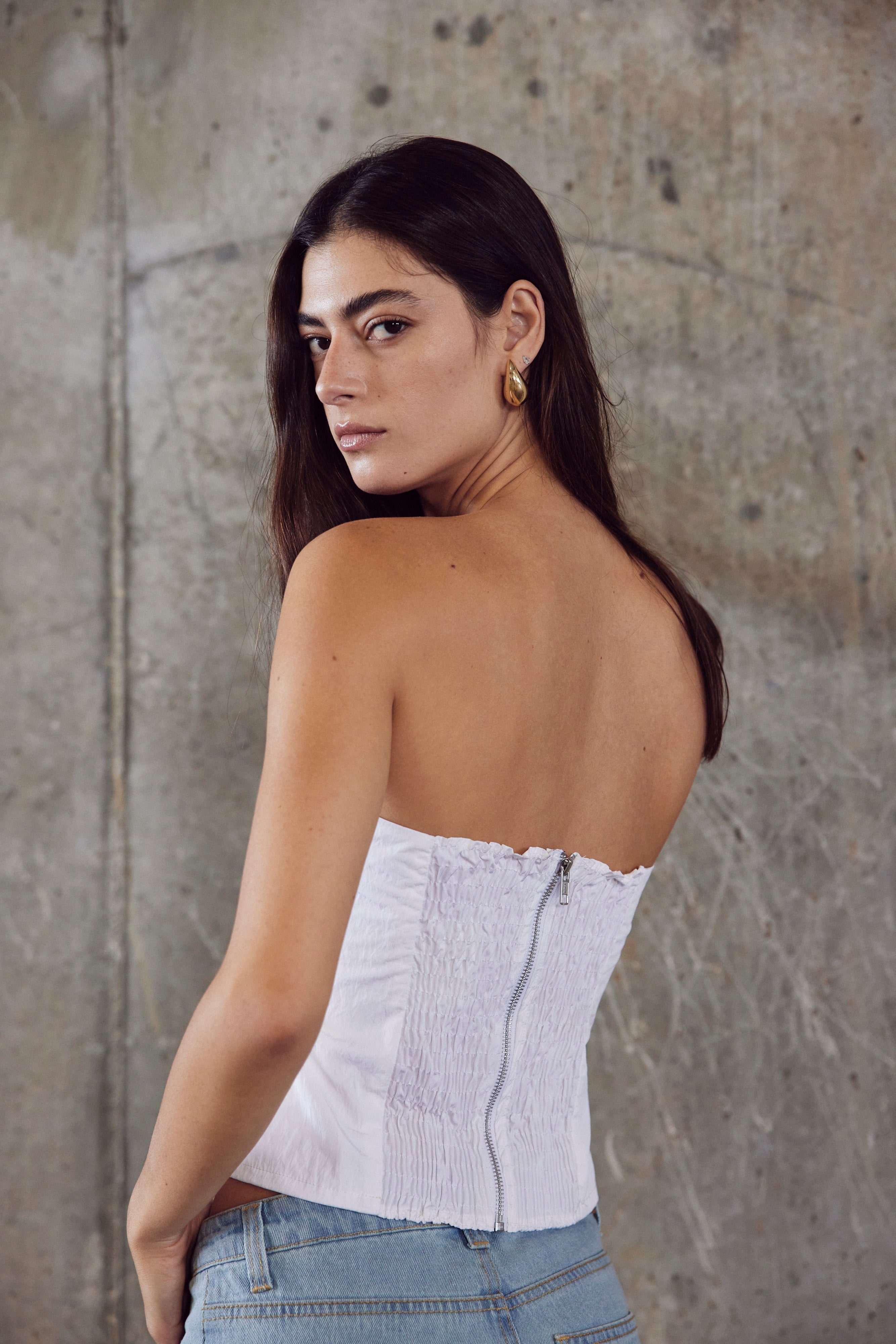 מחוך סטרפלס פרשוט - ITAY BRANDS