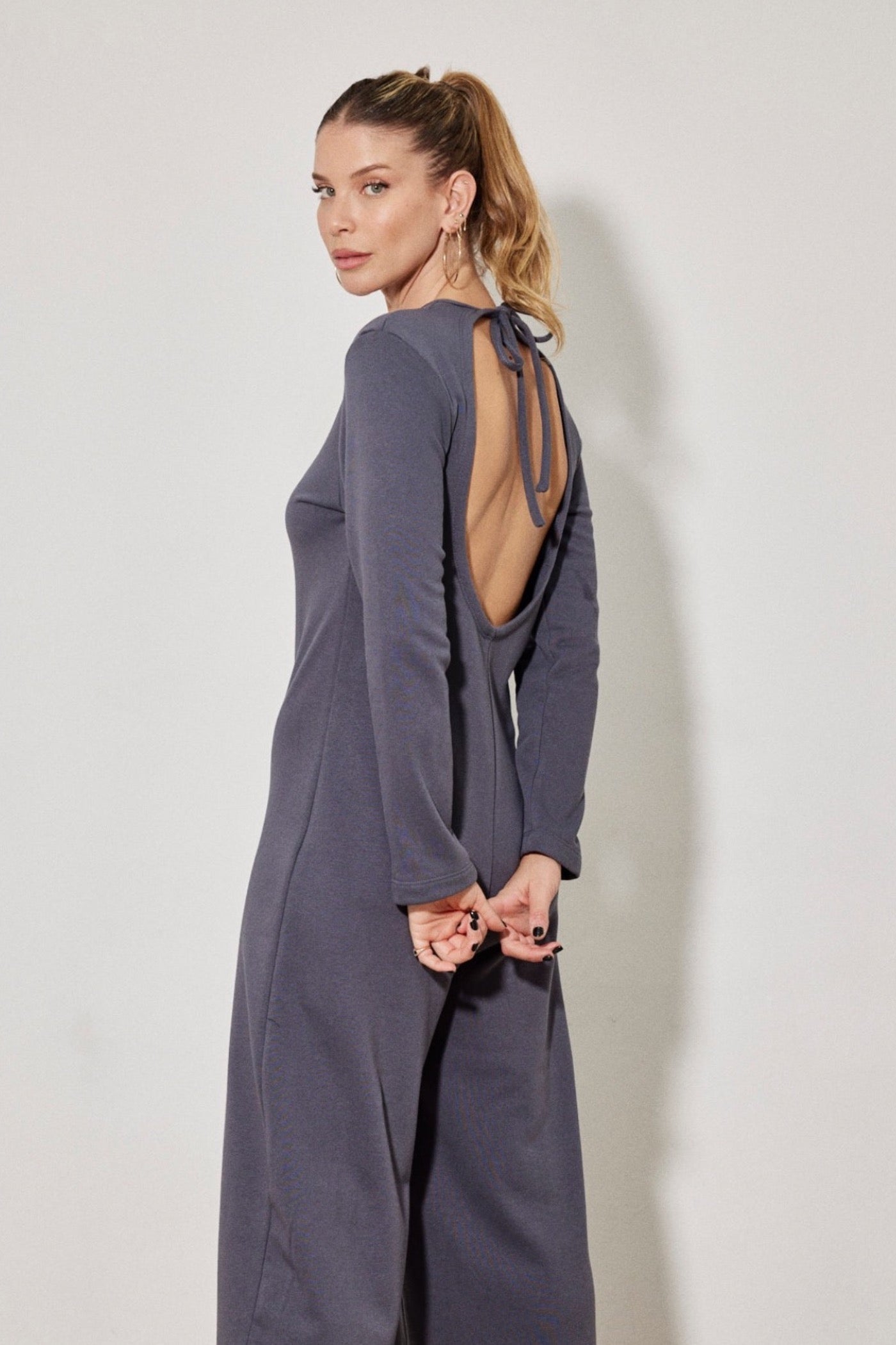 אוברול ארוך עם קשירה בגב - ITAY BRANDS