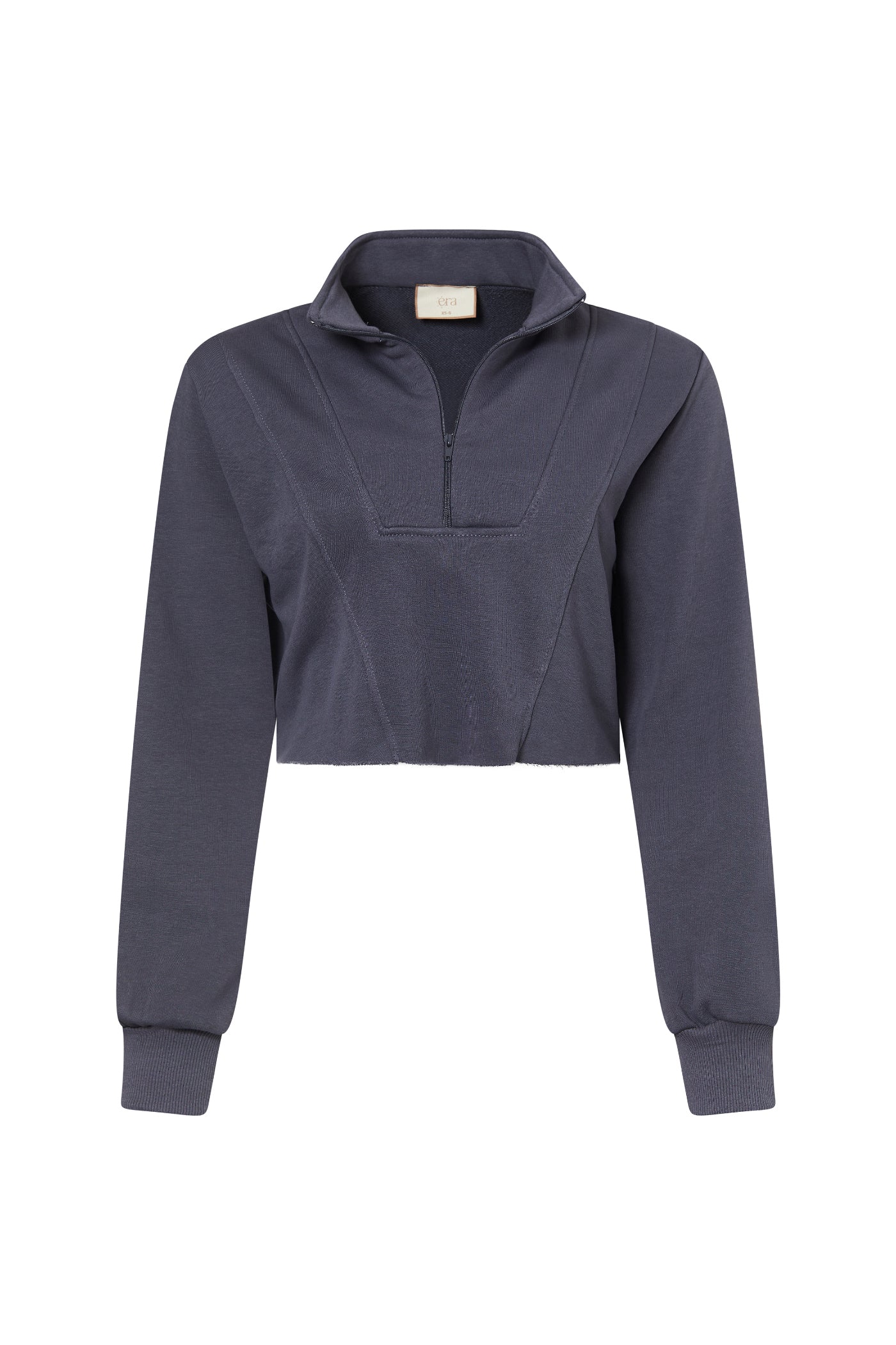 סווטשרט קרופ עם רוכסן - ITAY BRANDS