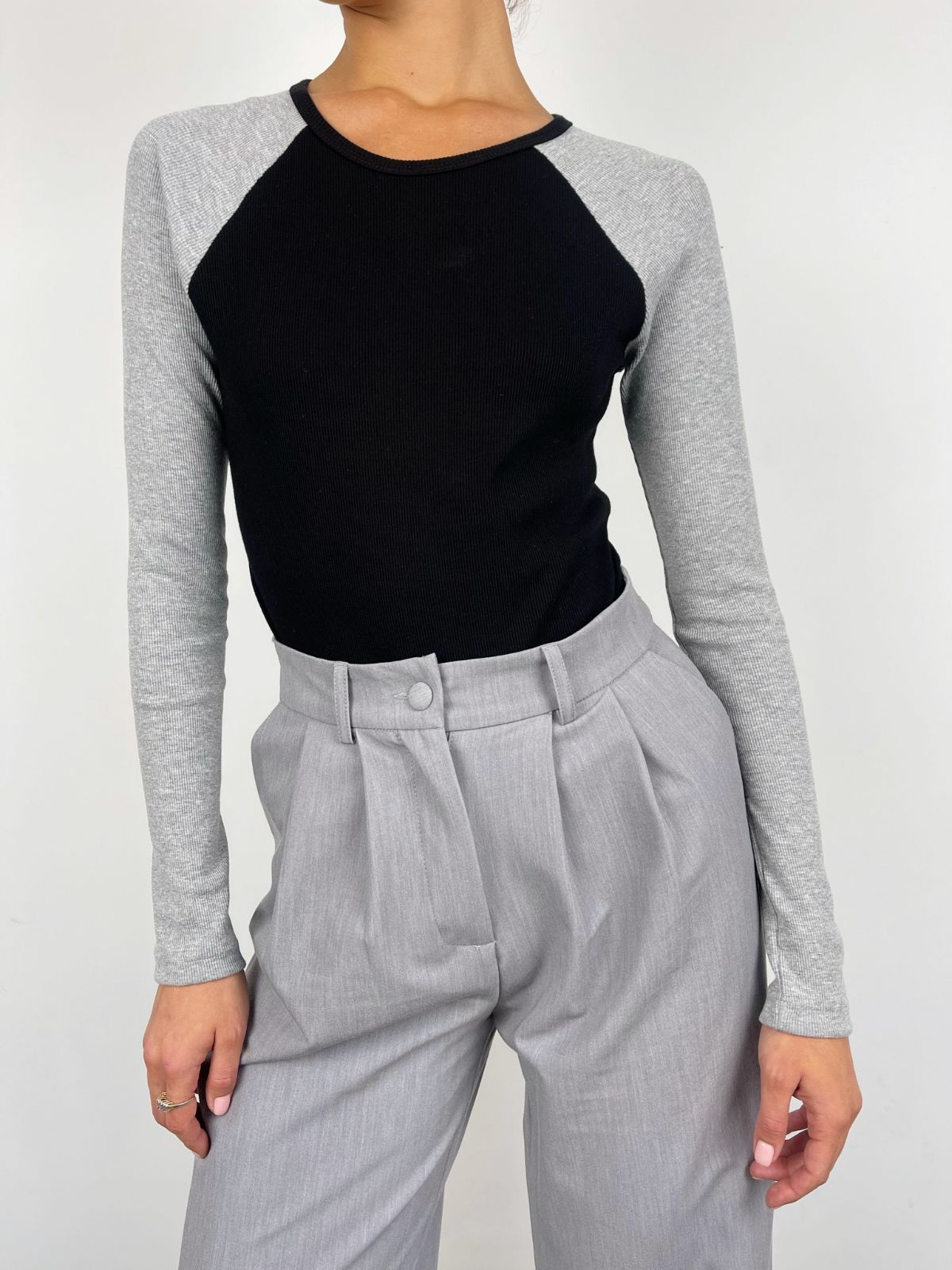 בגד גוף שרוולי קולור בלוק - ITAY BRANDS