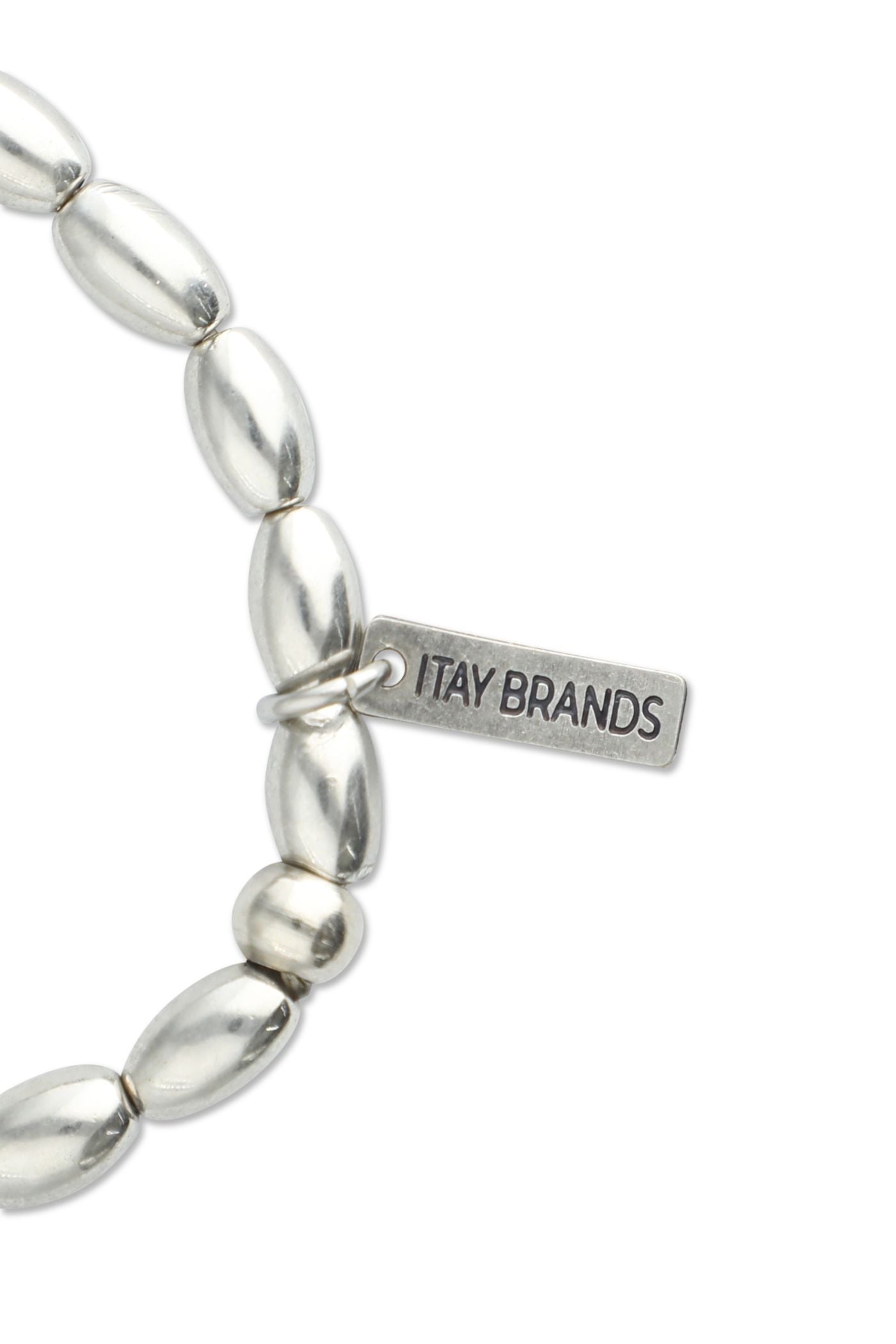 צמיד חרוזי המטייט כסופים