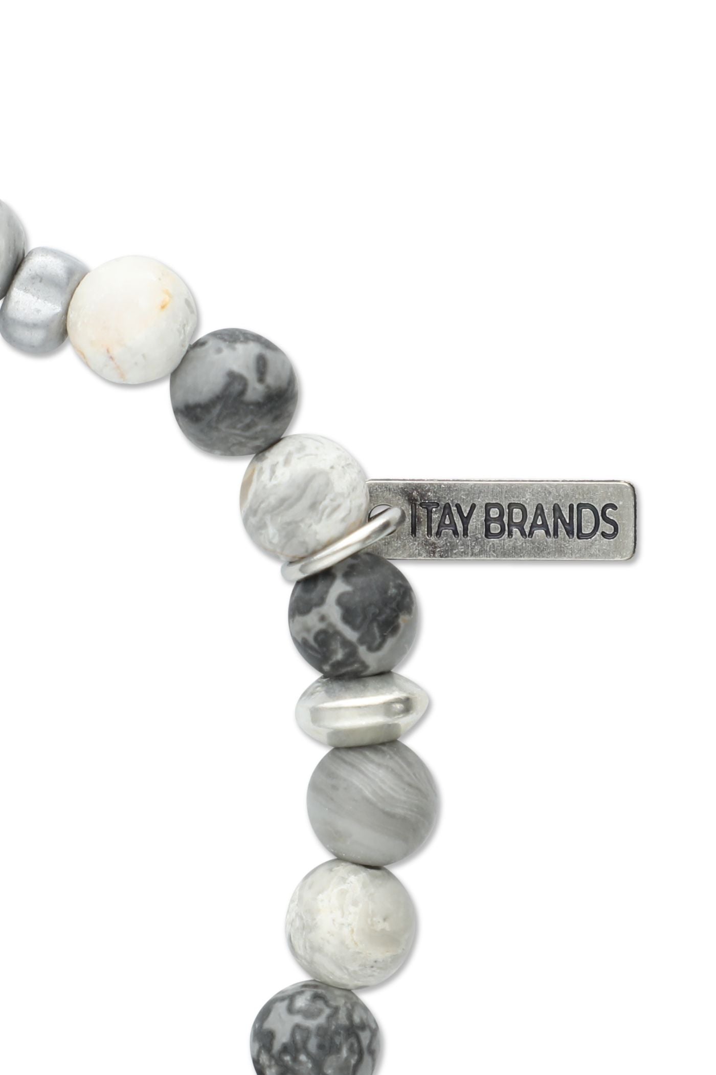 צמיד אפרפר בשילוב אבני גספר