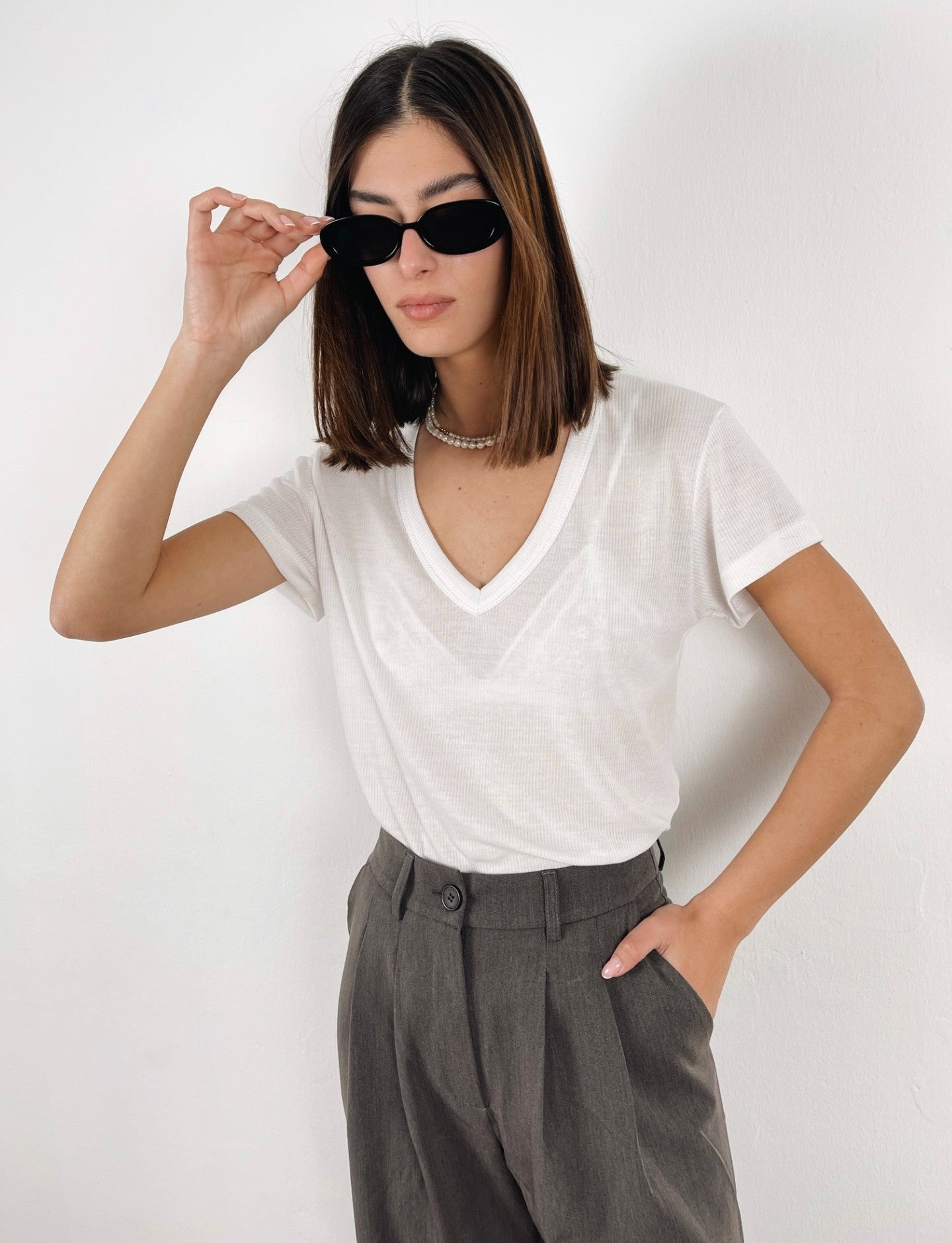 טי-שרט וי מבד רך - ITAY BRANDS