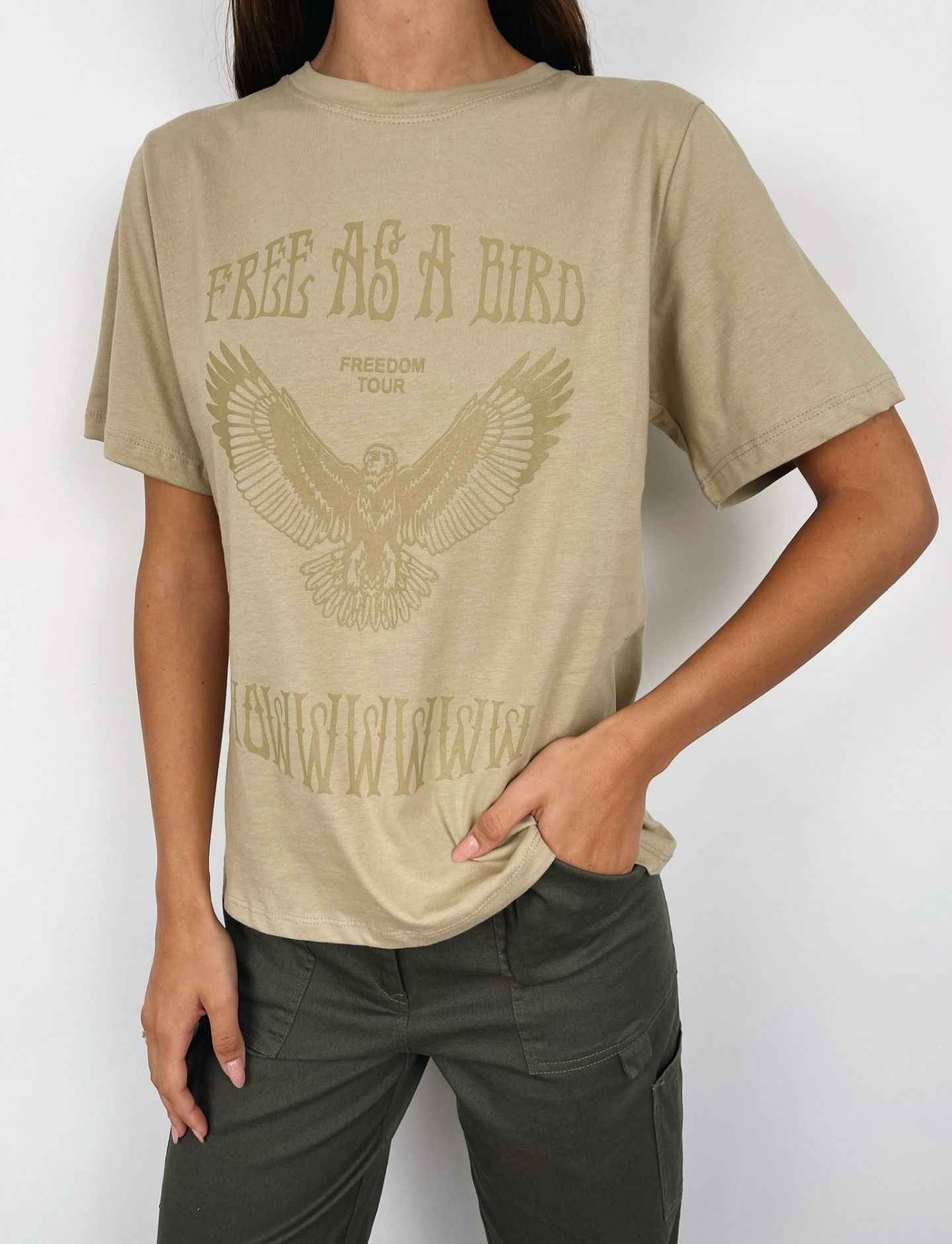 טי-שרט FREE AS A BIRD - ITAY BRANDS