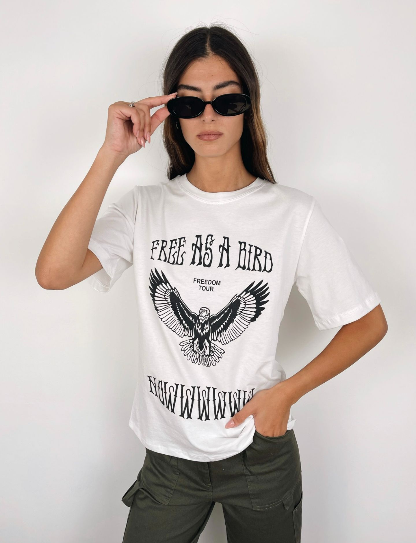 טי-שרט FREE AS A BIRD - ITAY BRANDS