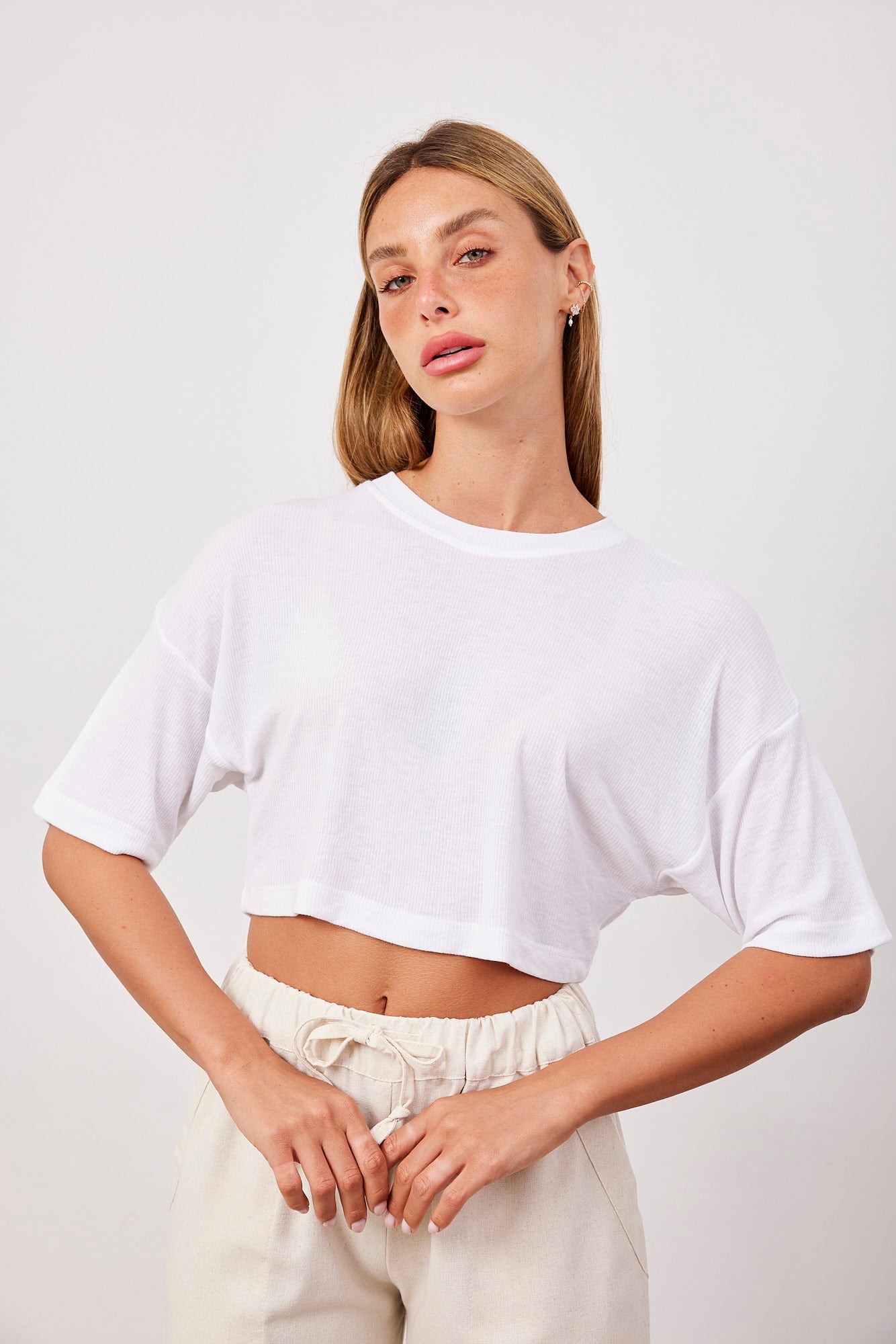 טי-שרט קרופ מבד רך - ITAY BRANDS