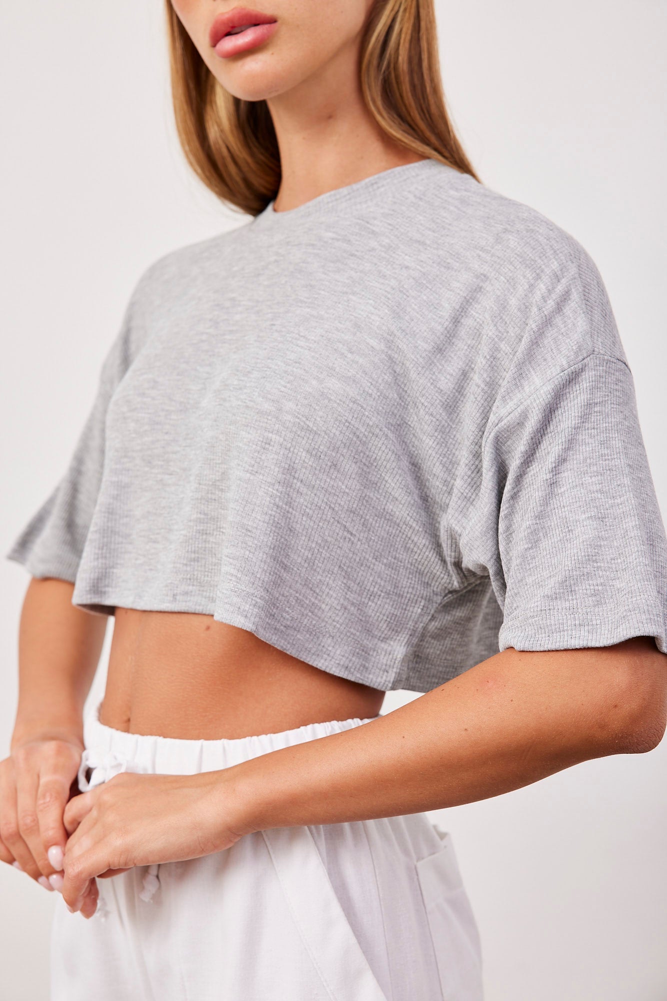 טי-שרט קרופ מבד רך - ITAY BRANDS