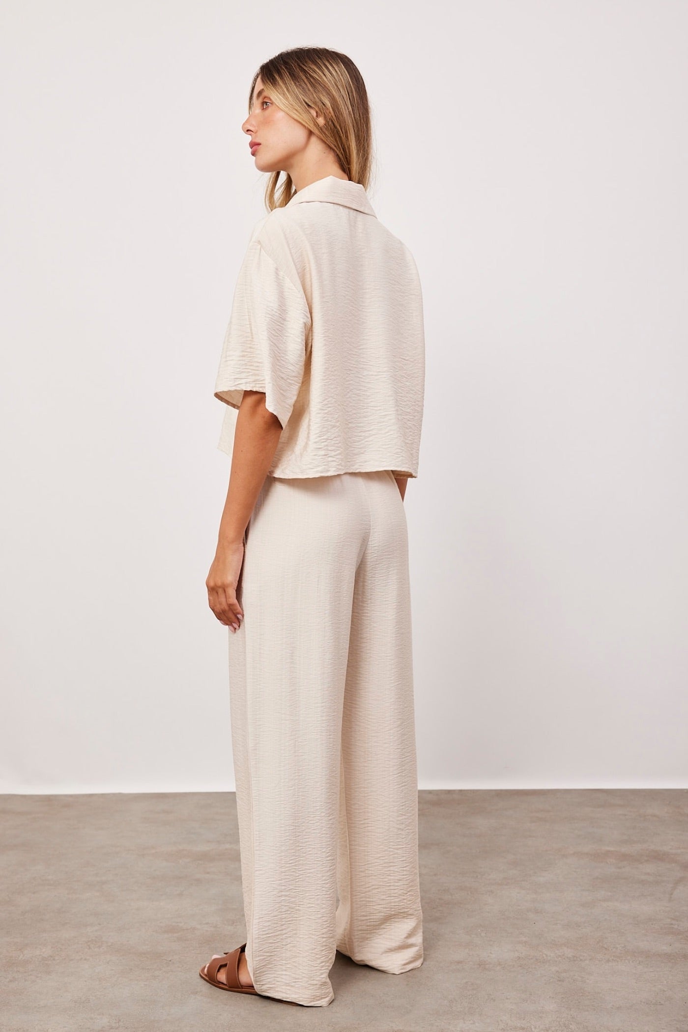 מכנסיים נשפכים בטקסטורה - ITAY BRANDS