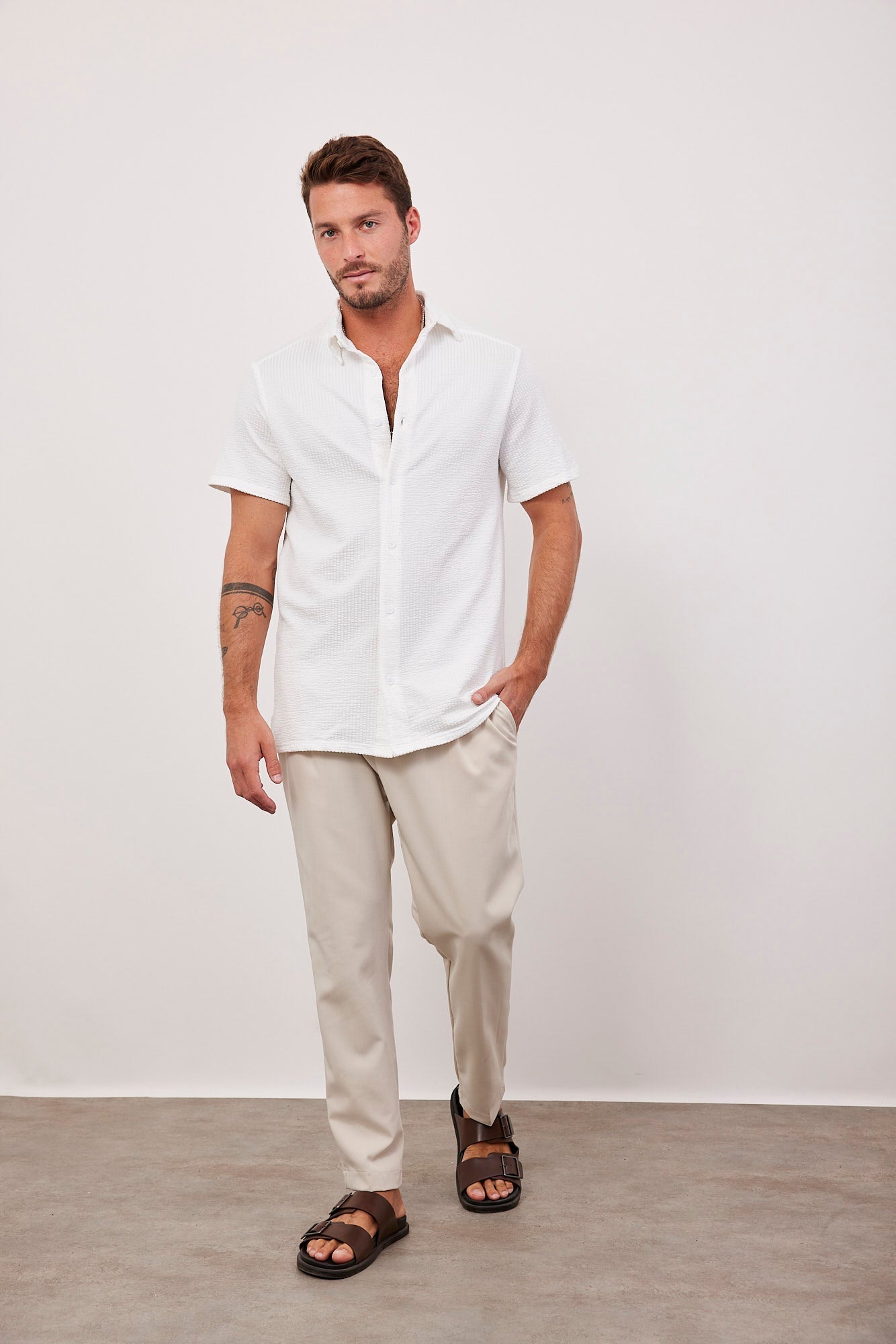 חולצה מכופתרת פסים - ITAY BRANDS