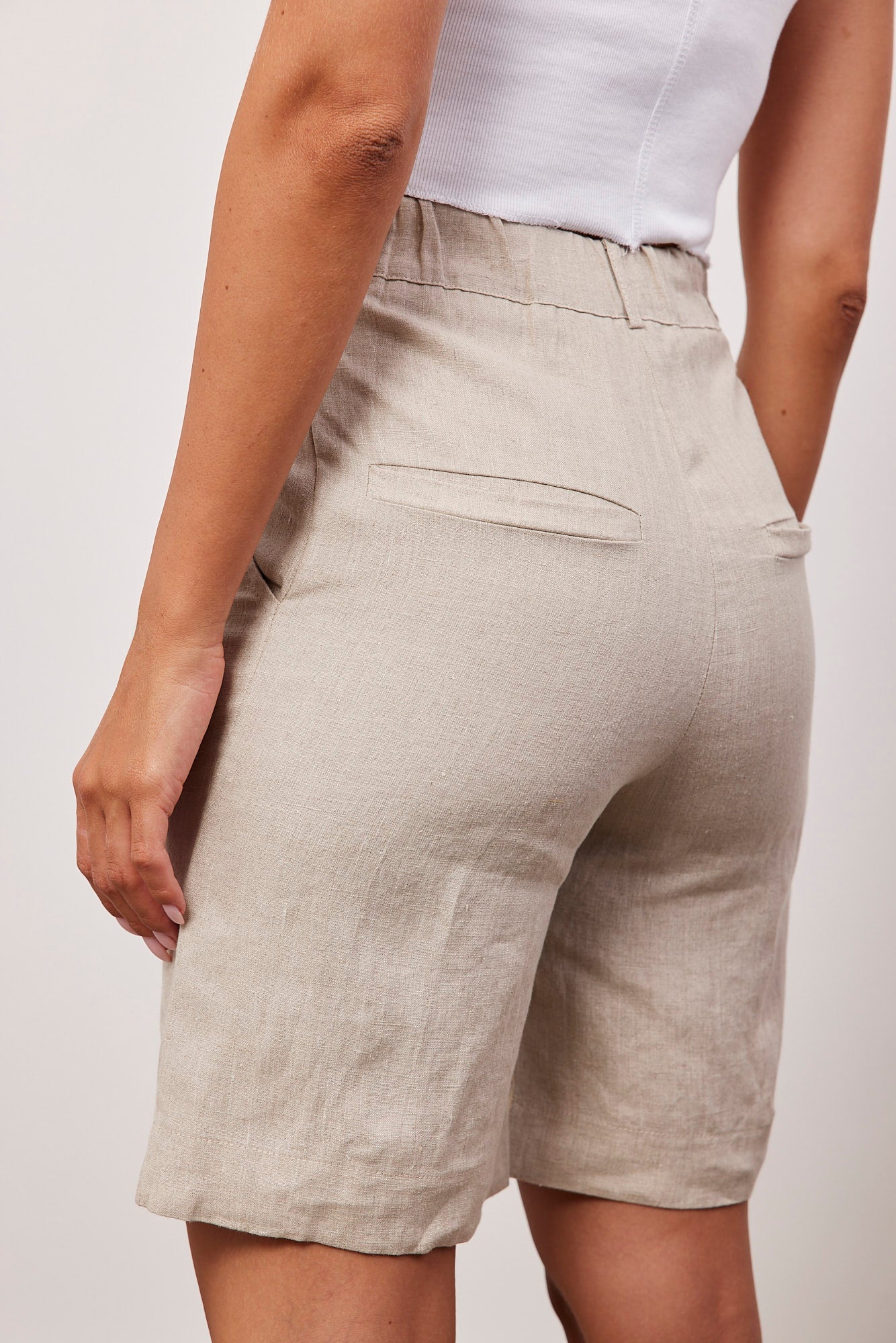 מכנסי ברמודה פשתן - ITAY BRANDS