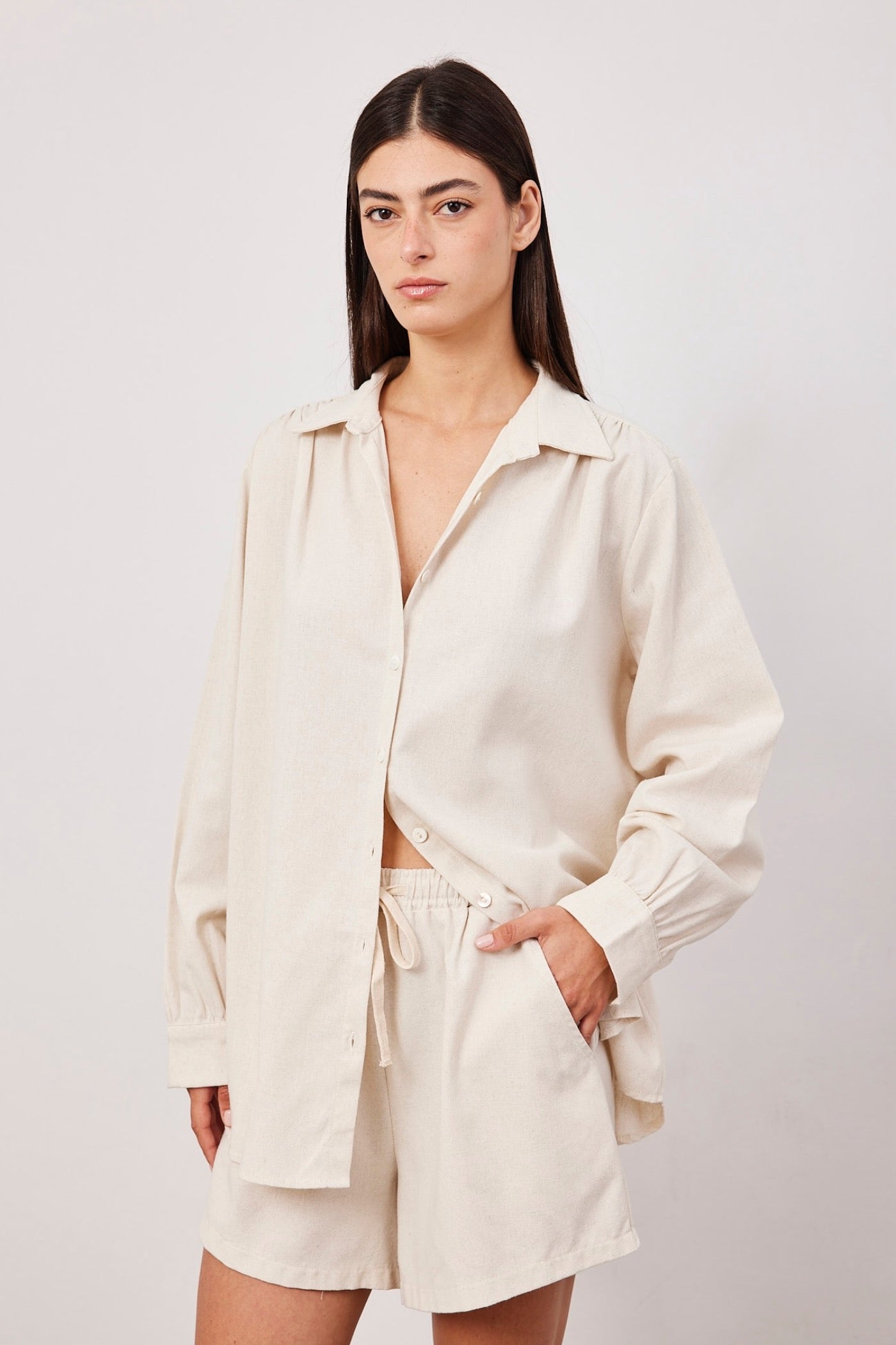 חליפת מעבר בשילוב פשתן - ITAY BRANDS