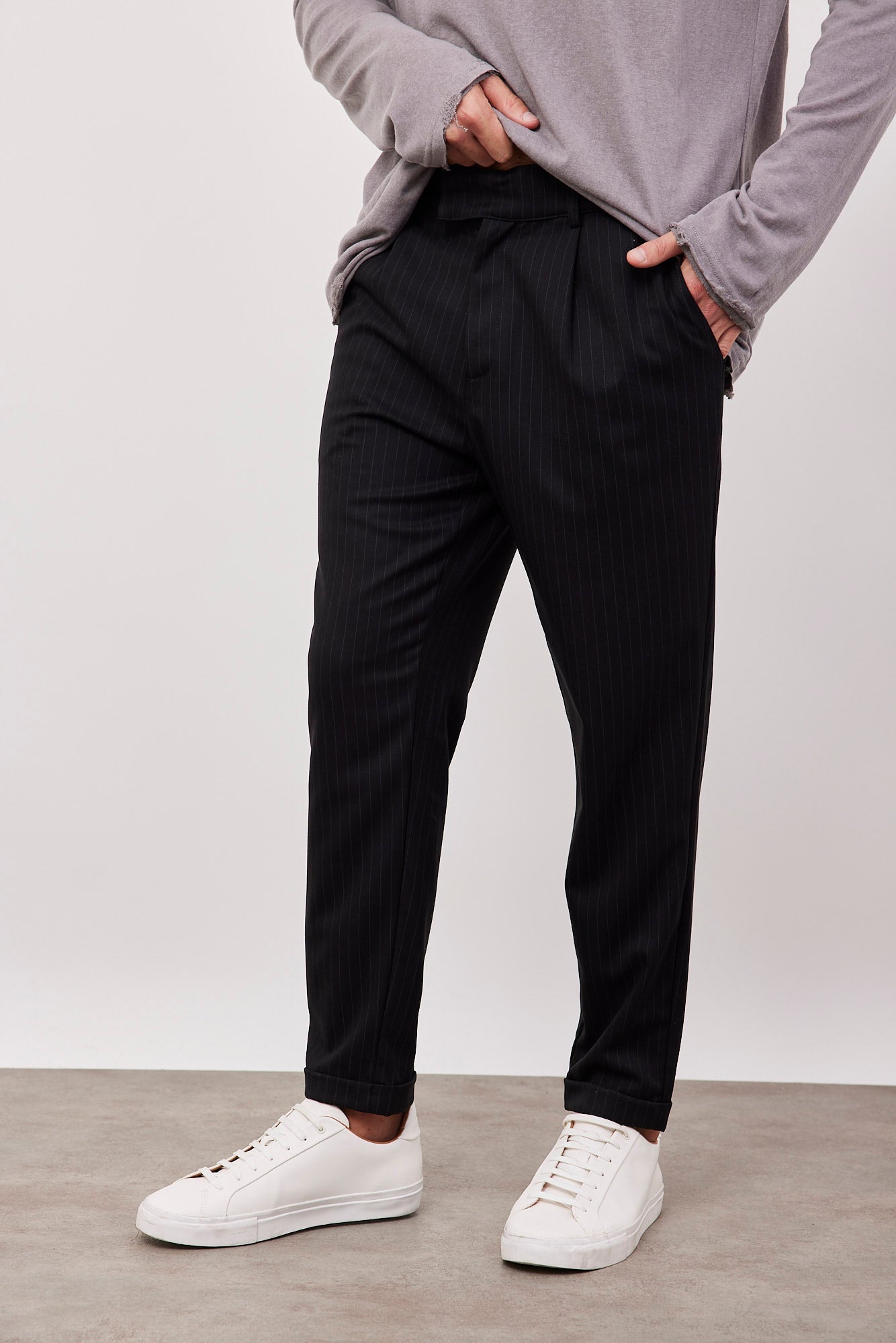 מכנסי פסים ארוכים מחוייטים - ITAY BRANDS