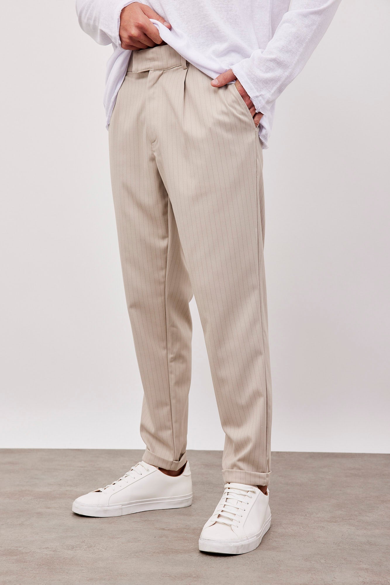 מכנסי פסים ארוכים מחוייטים - ITAY BRANDS