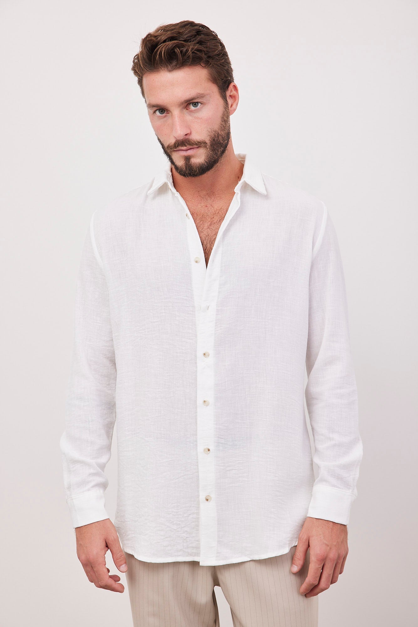 חולצה מכופתרת בטקסטורה - ITAY BRANDS