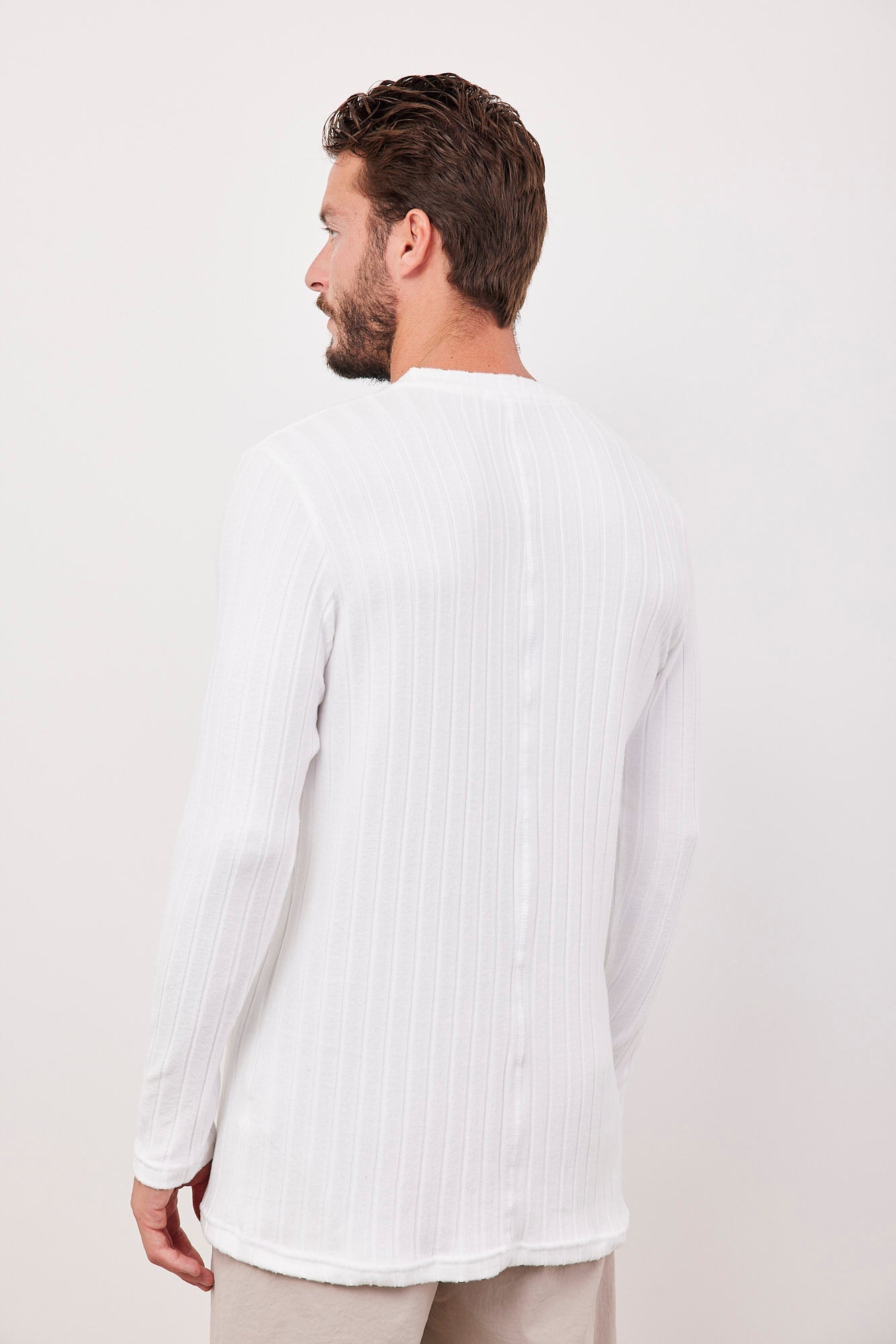 חולצת סריג רכה בטקסטורת פסים - ITAY BRANDS