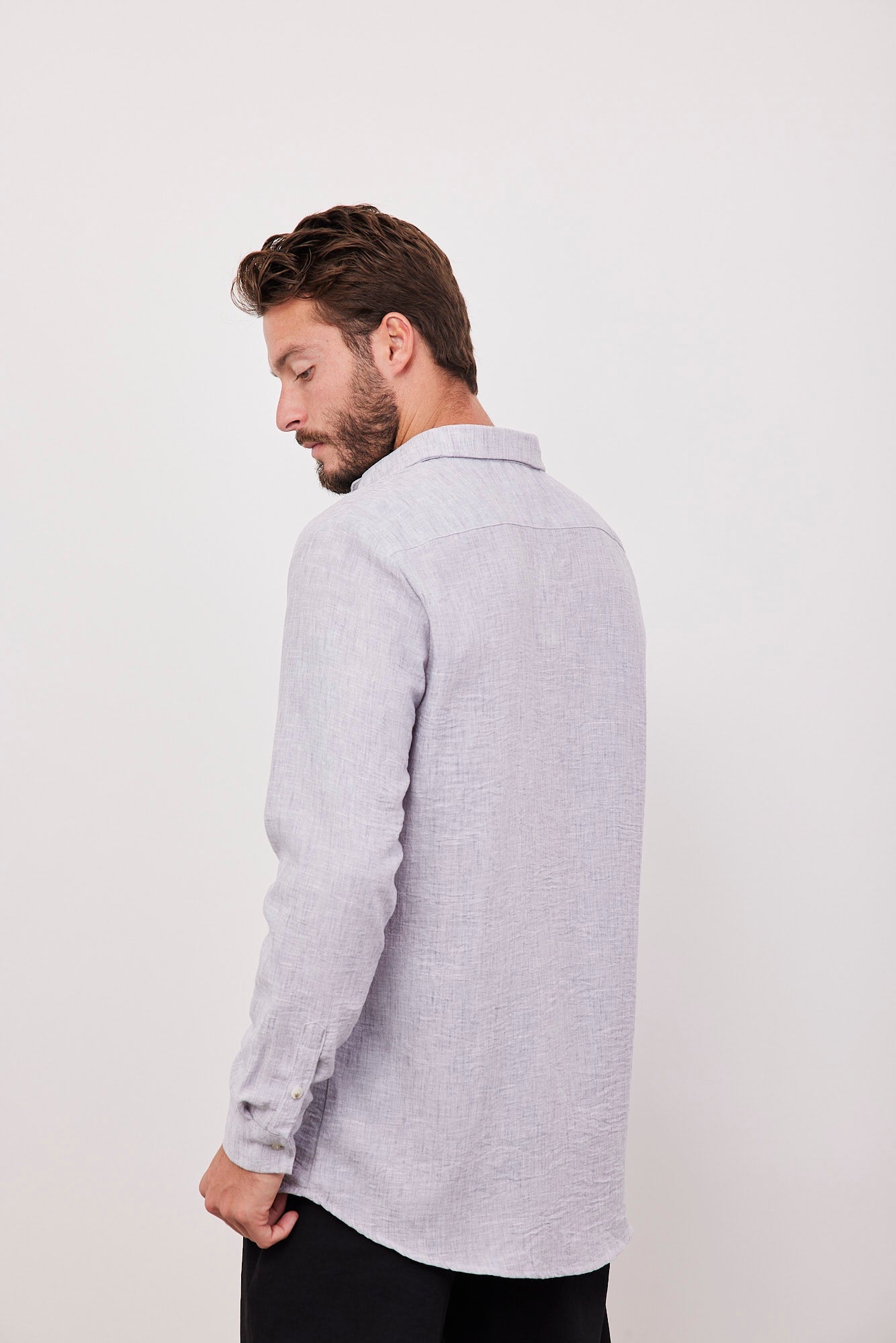 חולצה מכופתרת בטקסטורה - ITAY BRANDS