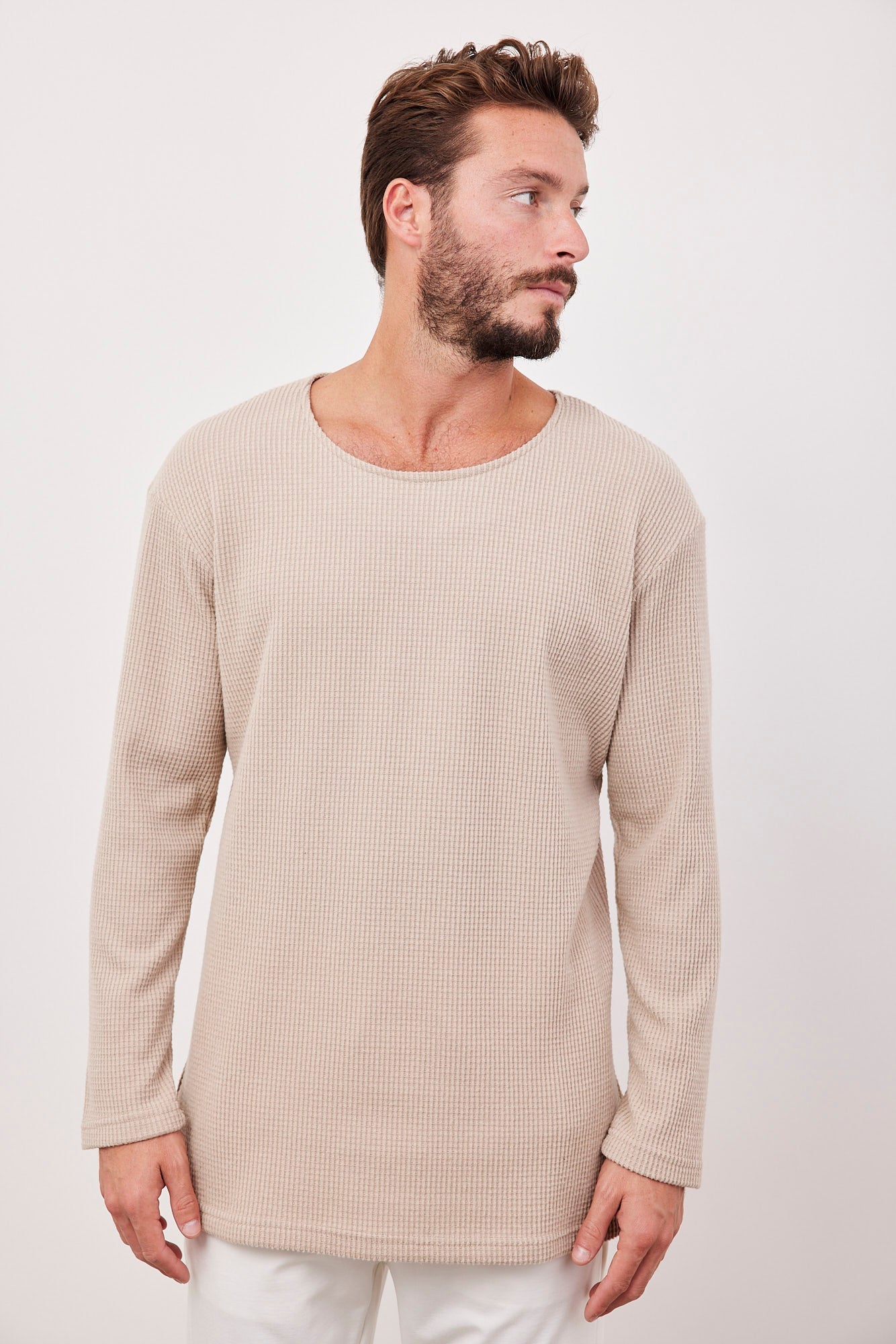 חולצת סריג פיקה במפתח עגול - ITAY BRANDS