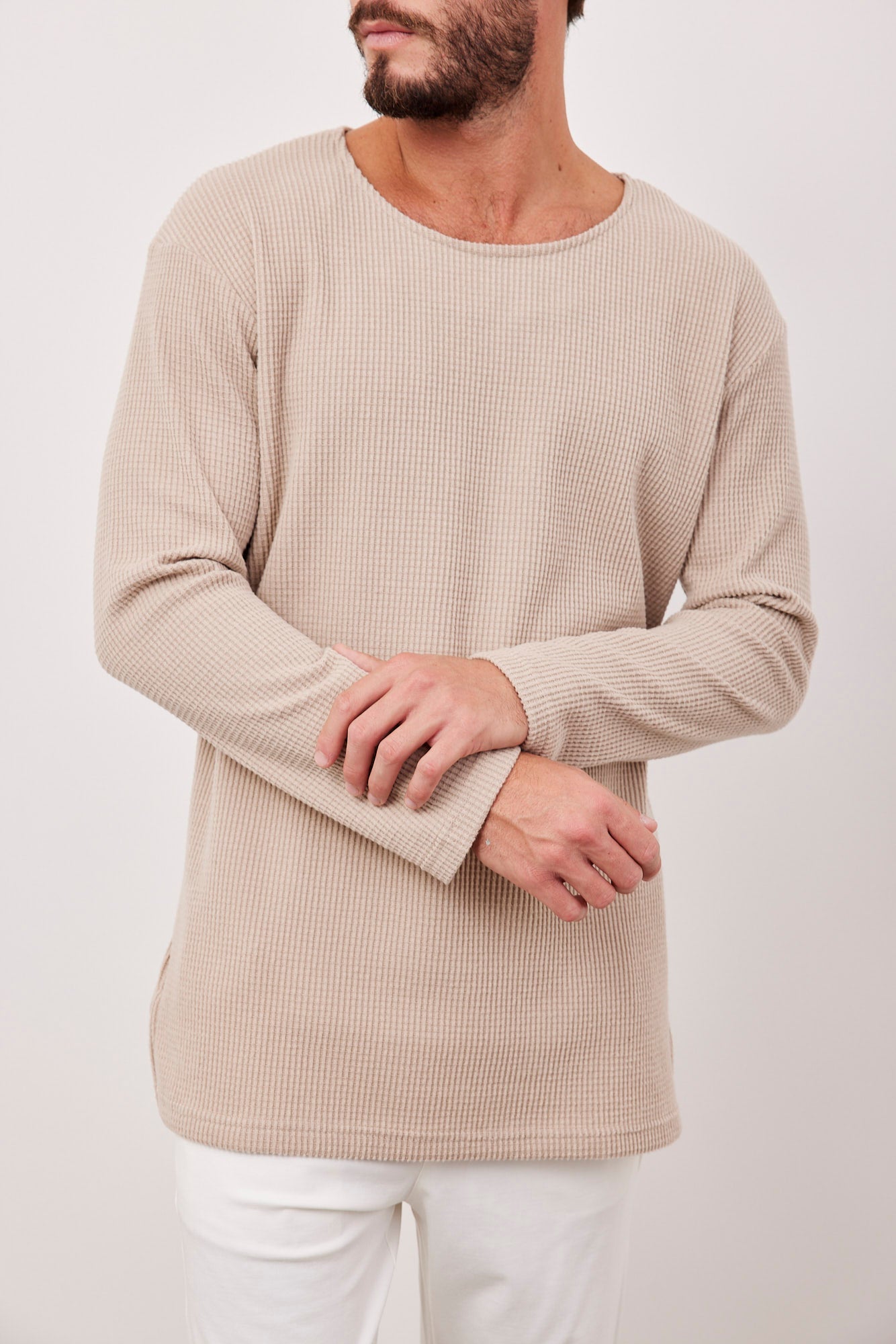 חולצת סריג פיקה במפתח עגול - ITAY BRANDS