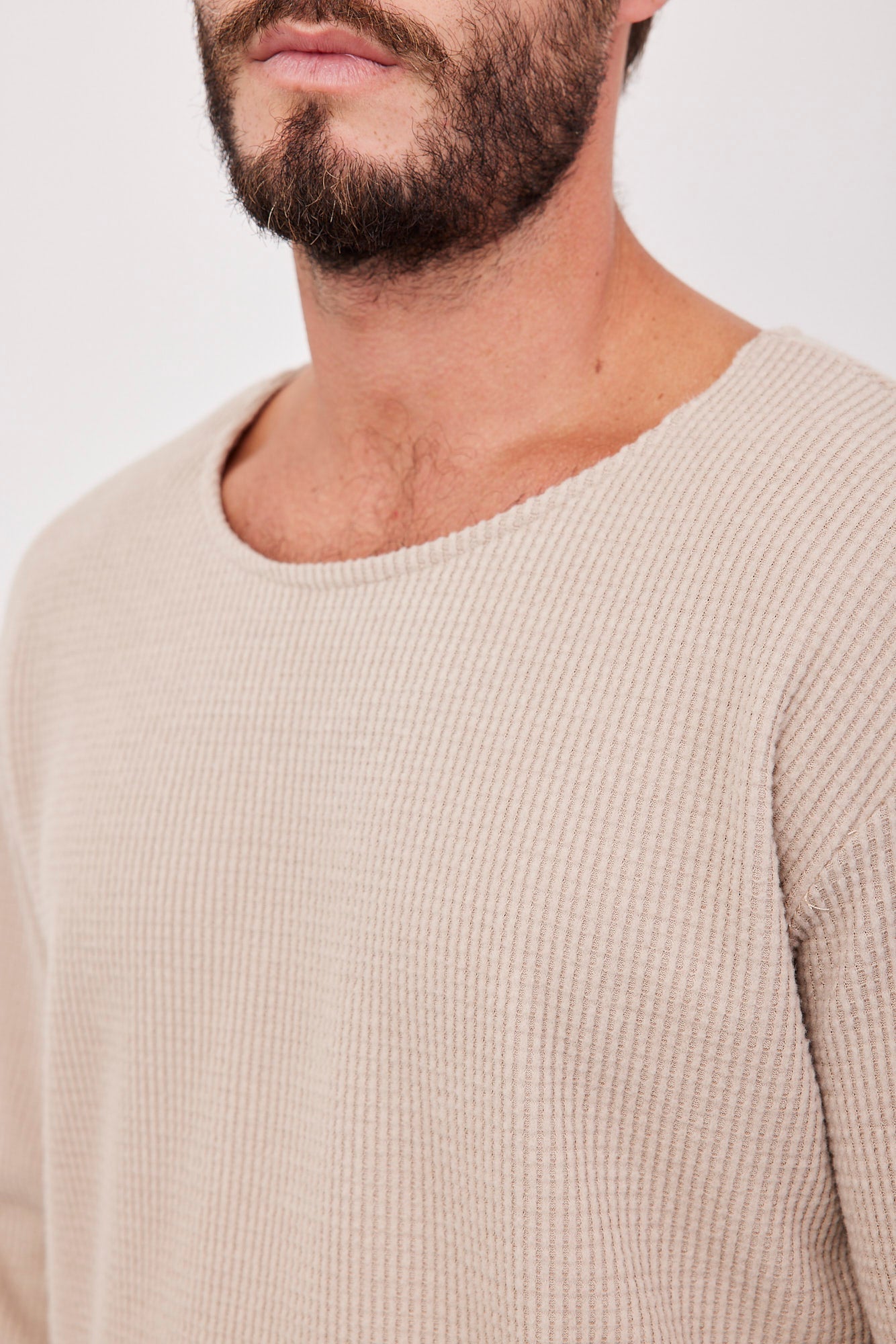 חולצת סריג פיקה במפתח עגול - ITAY BRANDS