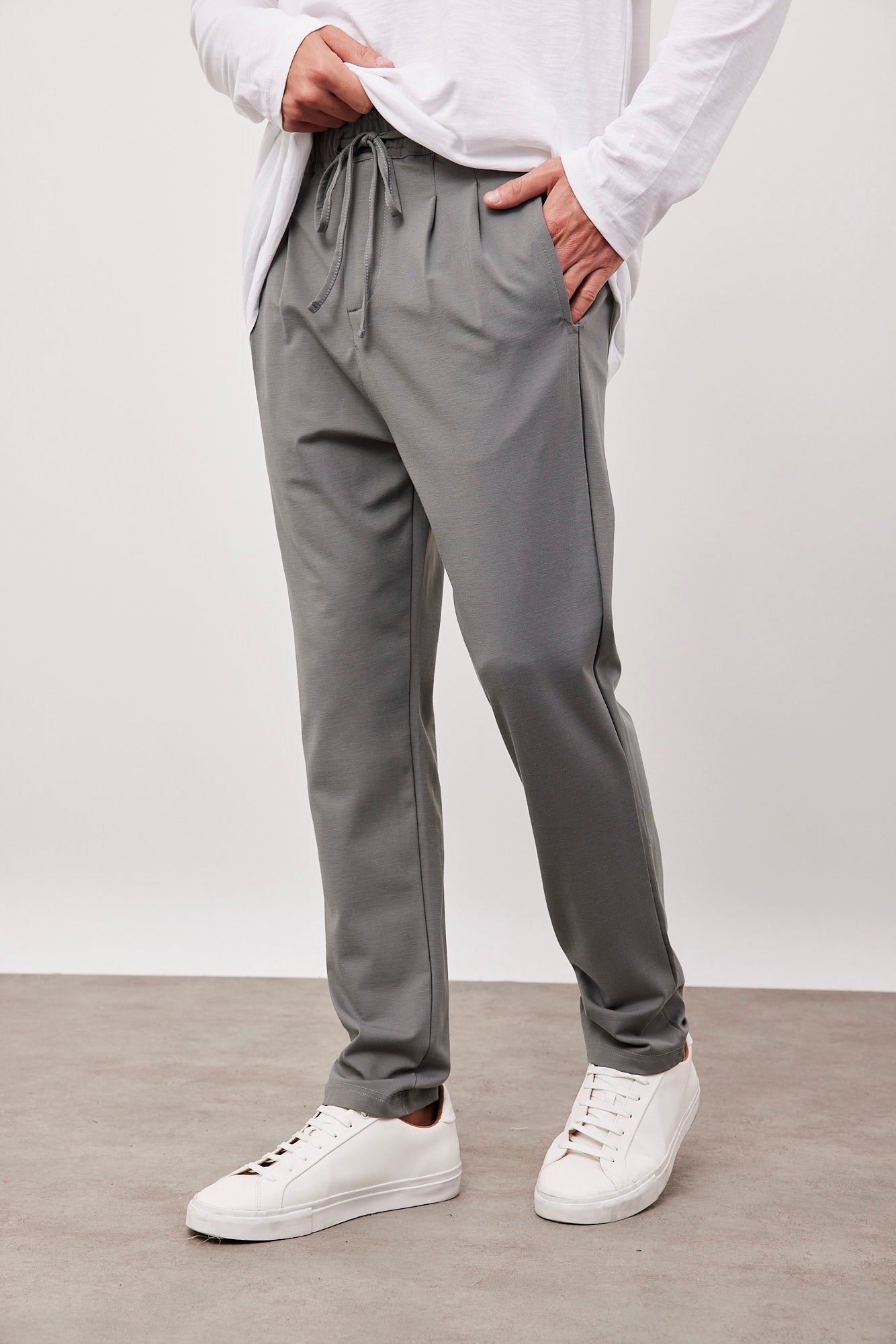 מכנסיים ארוכים עם תיפורים - ITAY BRANDS