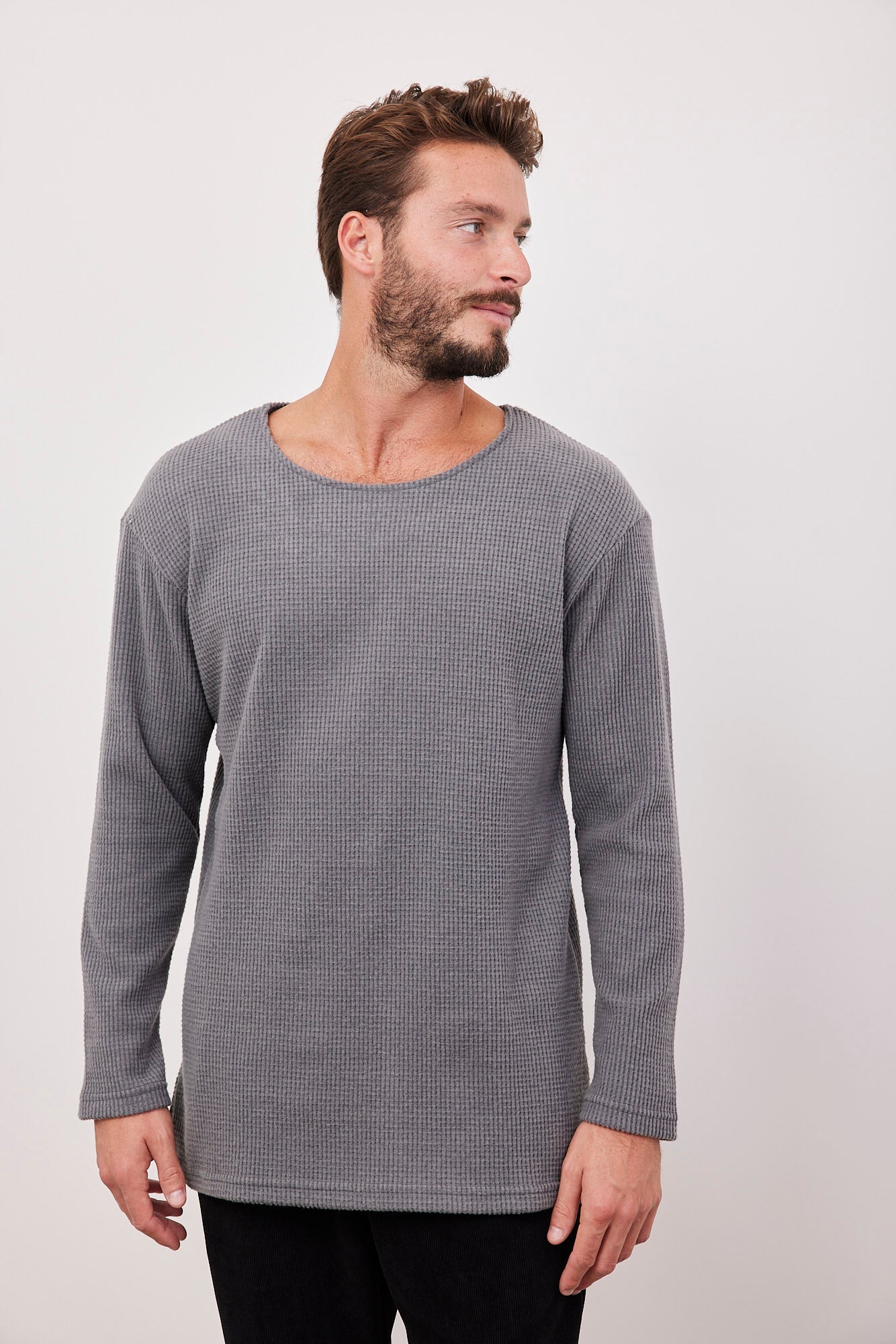 חולצת סריג פיקה במפתח עגול - ITAY BRANDS