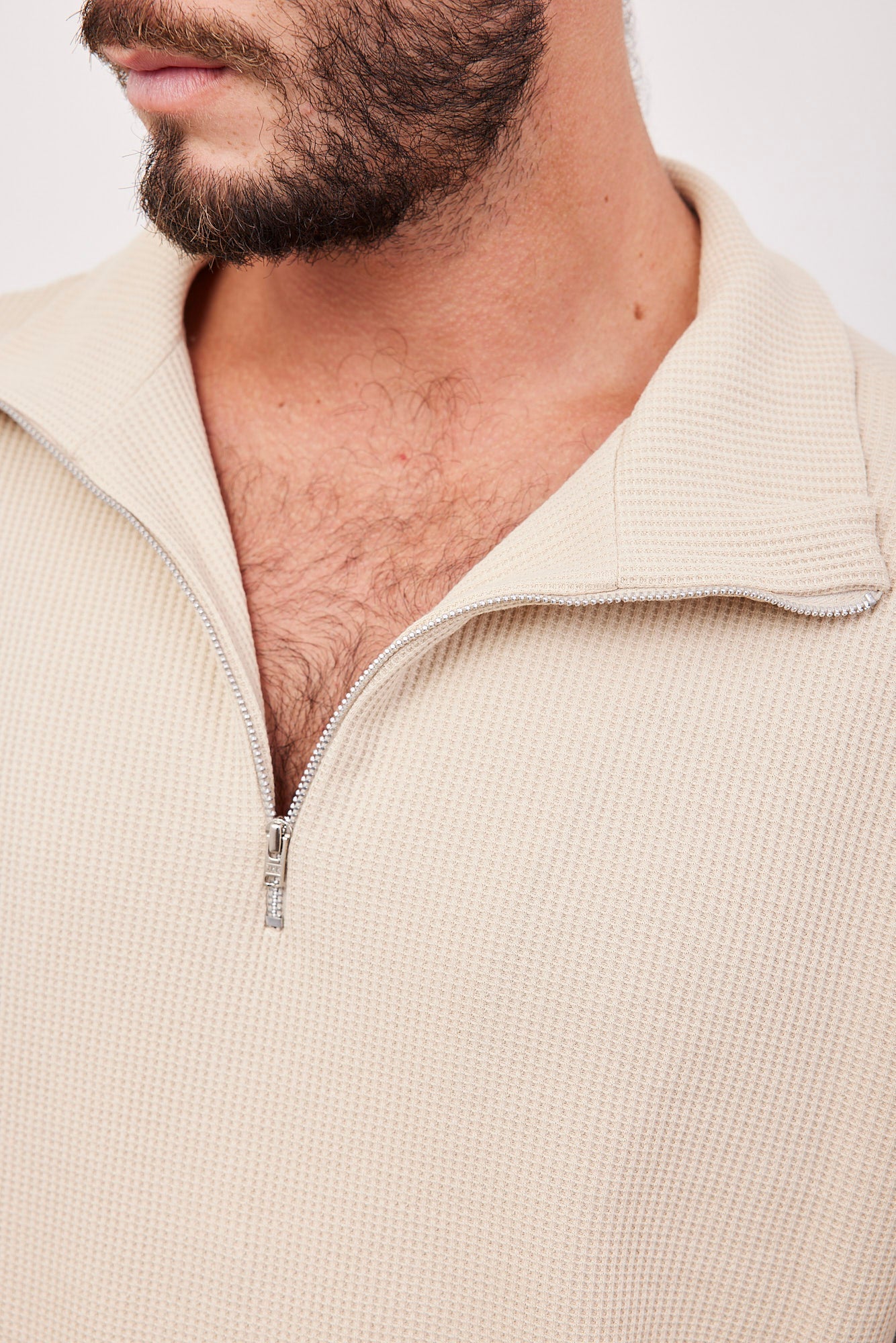 חולצת פיקה עם צווארון בשילוב רוכסן - ITAY BRANDS