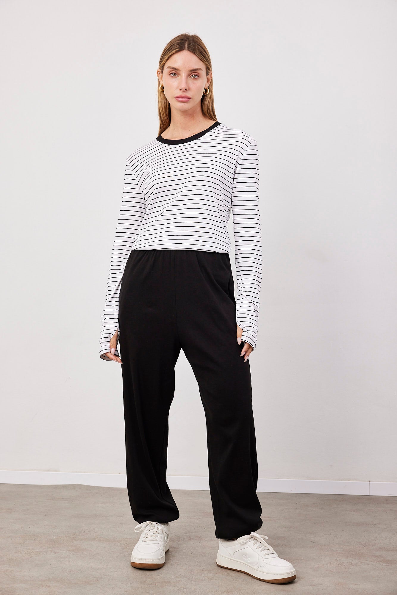 מכנסי לאונג׳ עם גומי - ITAY BRANDS