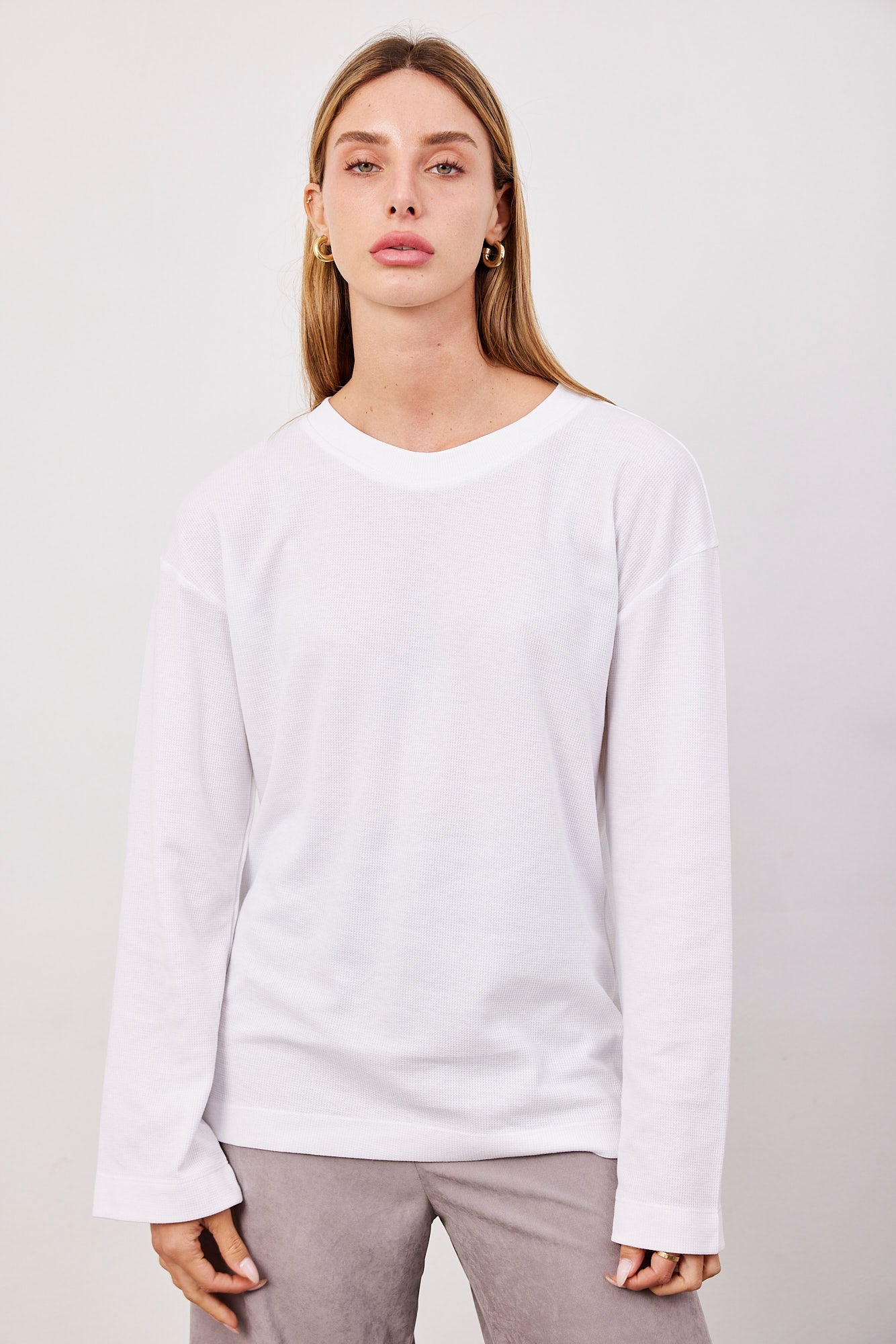 חולצה ארוכה וופל רך - ITAY BRANDS