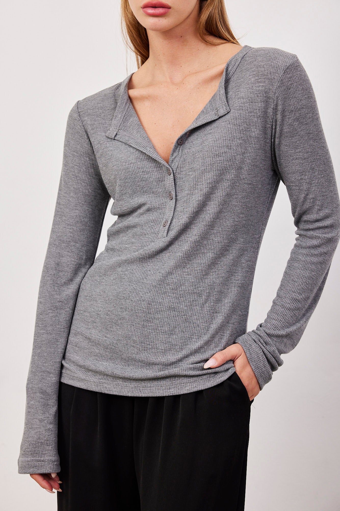 חולצת ריב עם כפתורים - ITAY BRANDS