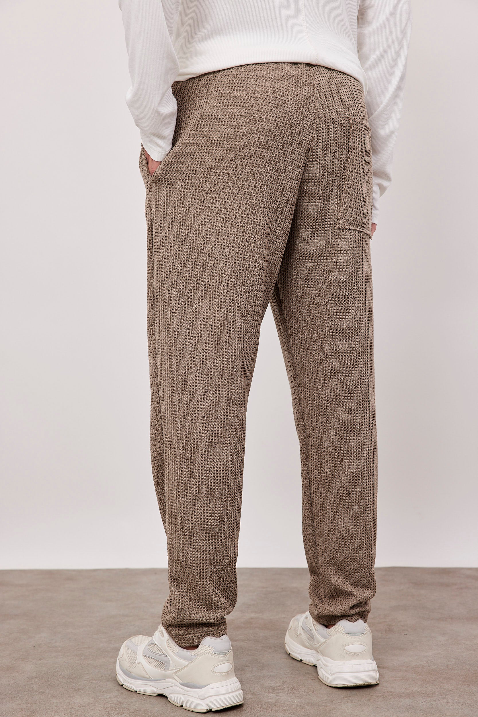 מכנסיים ארוכים בד וופל