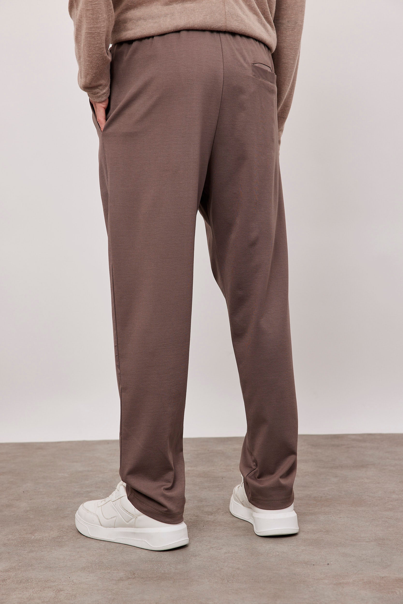 מכנס בסגנון מחוייט עם גומי