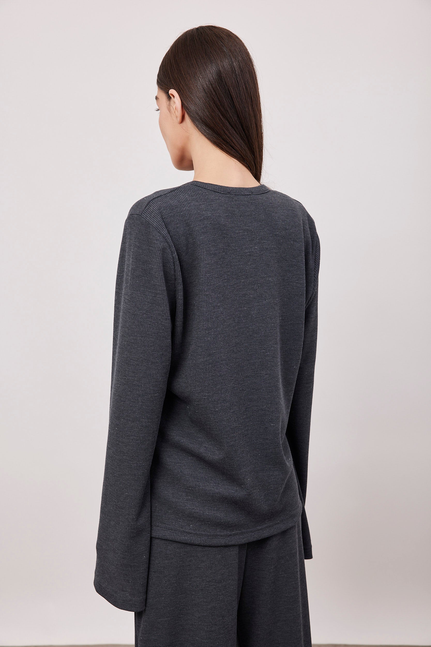 קרדיגן וופל שרוול מתרחב