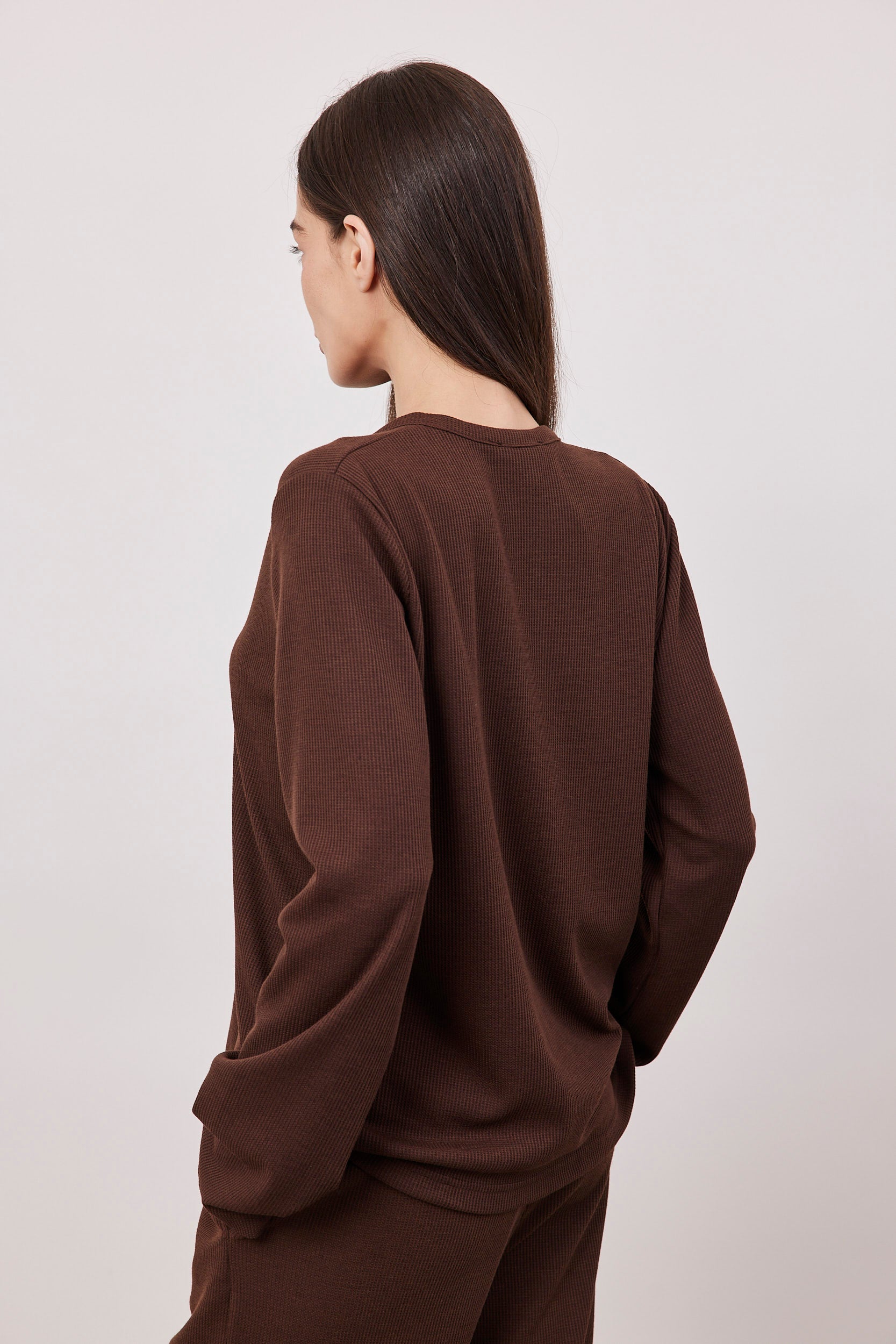 קרדיגן וופל שרוול מתרחב