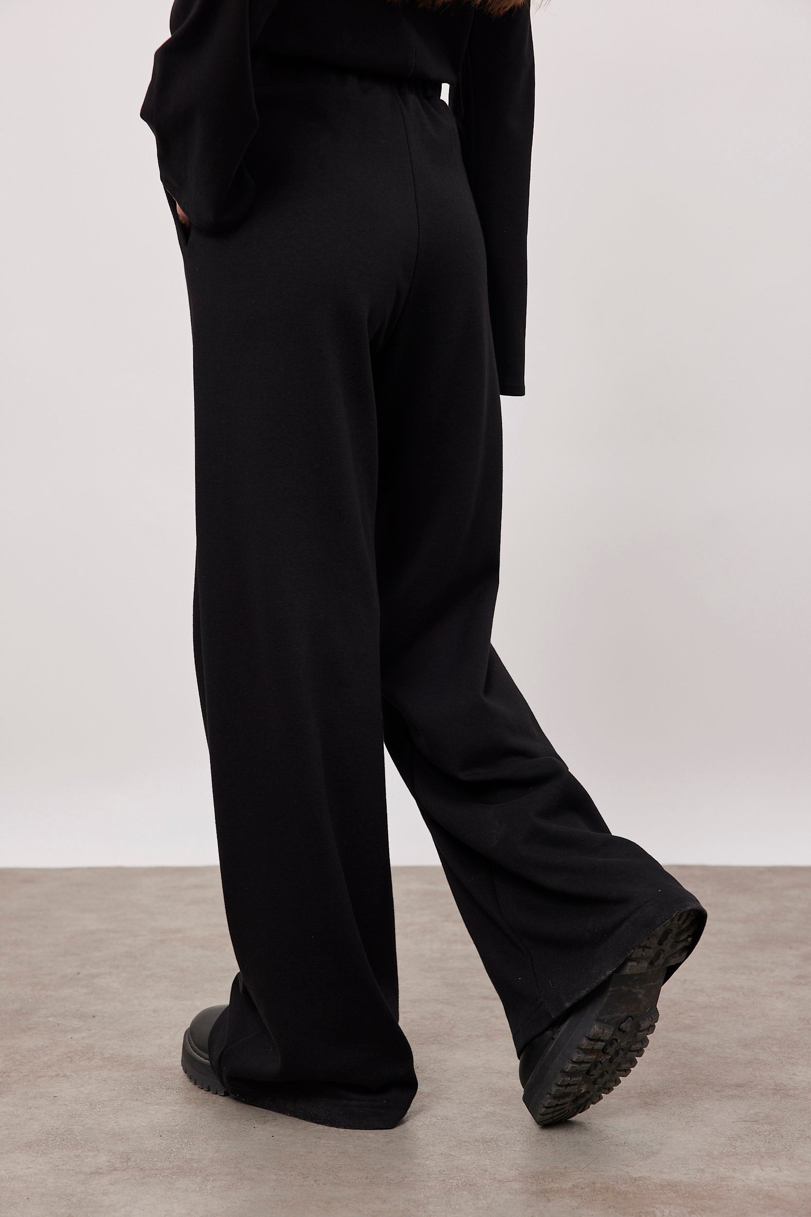 מכנסי פרנץ טרי עם כיסים קדמיים