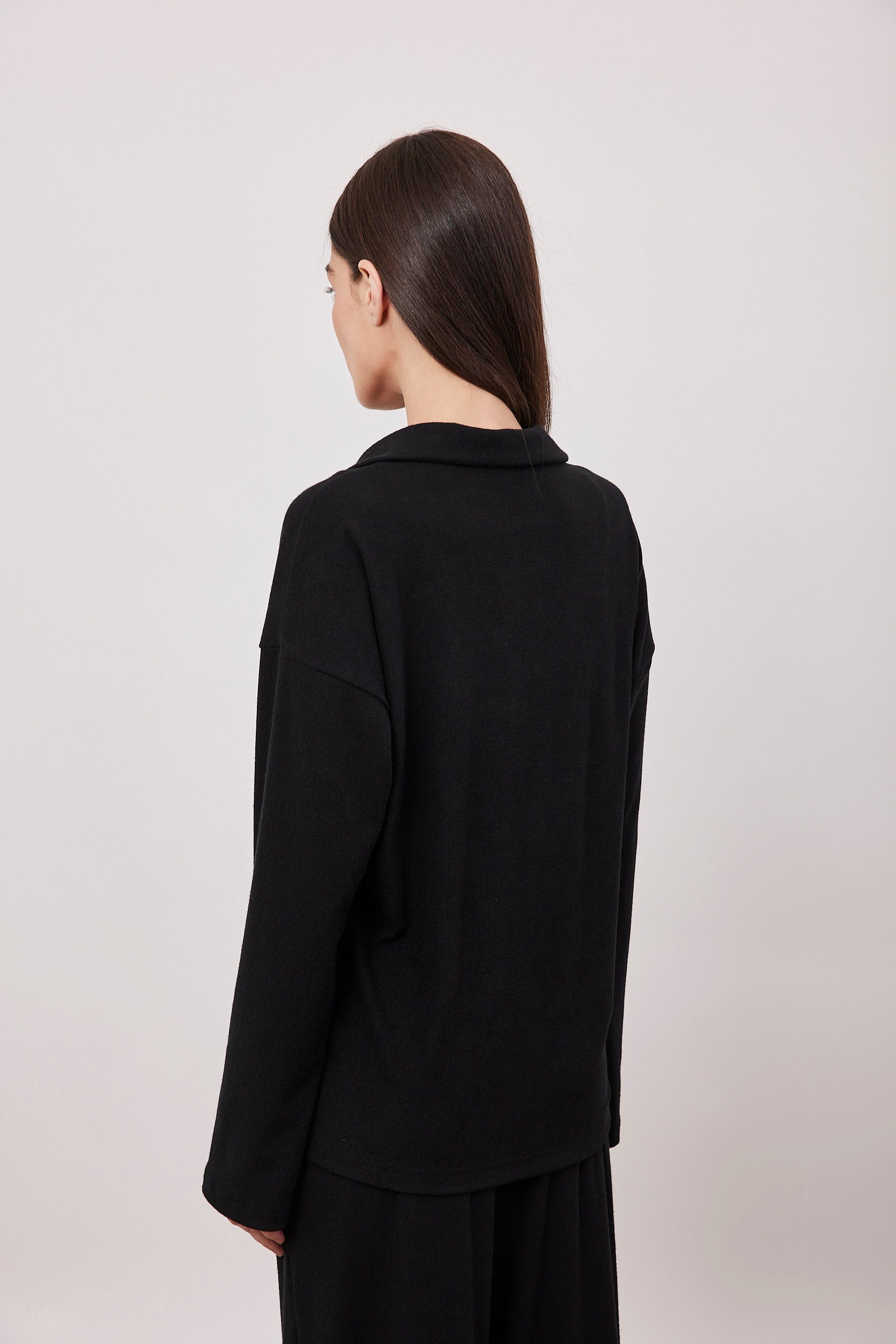 חולצת פולו סריג ריב