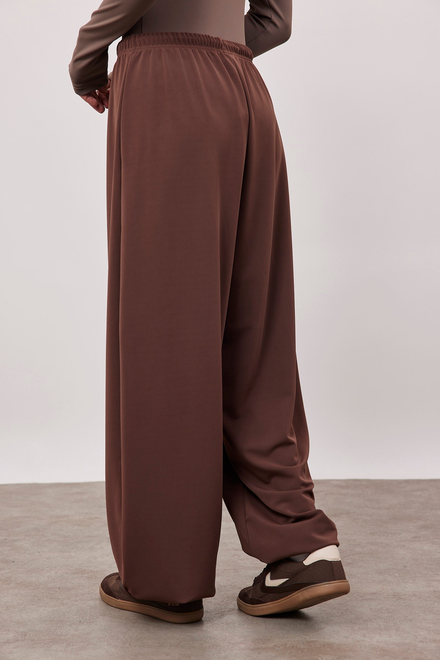 מכנסי בלון עם קשירה