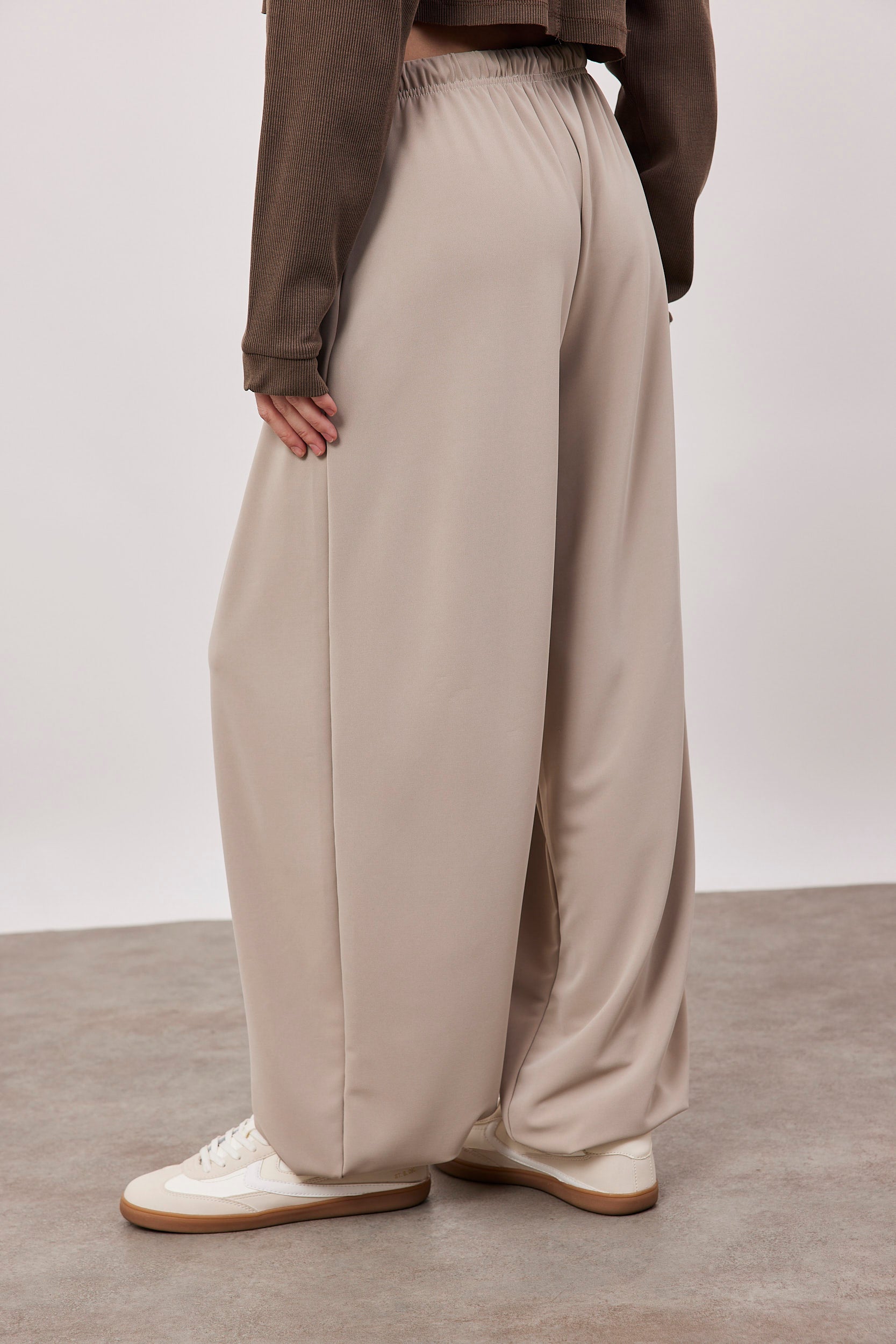 מכנסי בלון עם קשירה